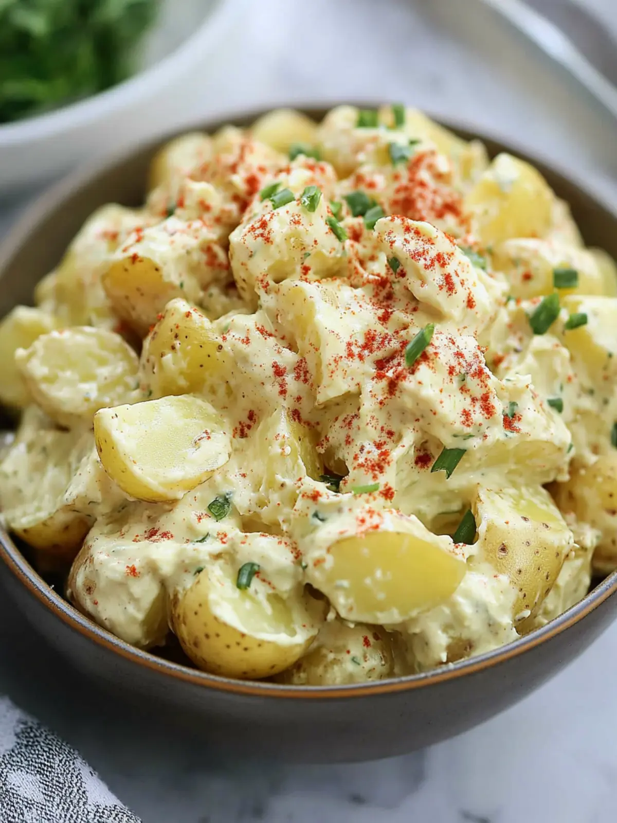 Creamy Potato Salad Recipe: Roasted Garlic Vegan Delight 3 Creamy Potato Salad Recipe