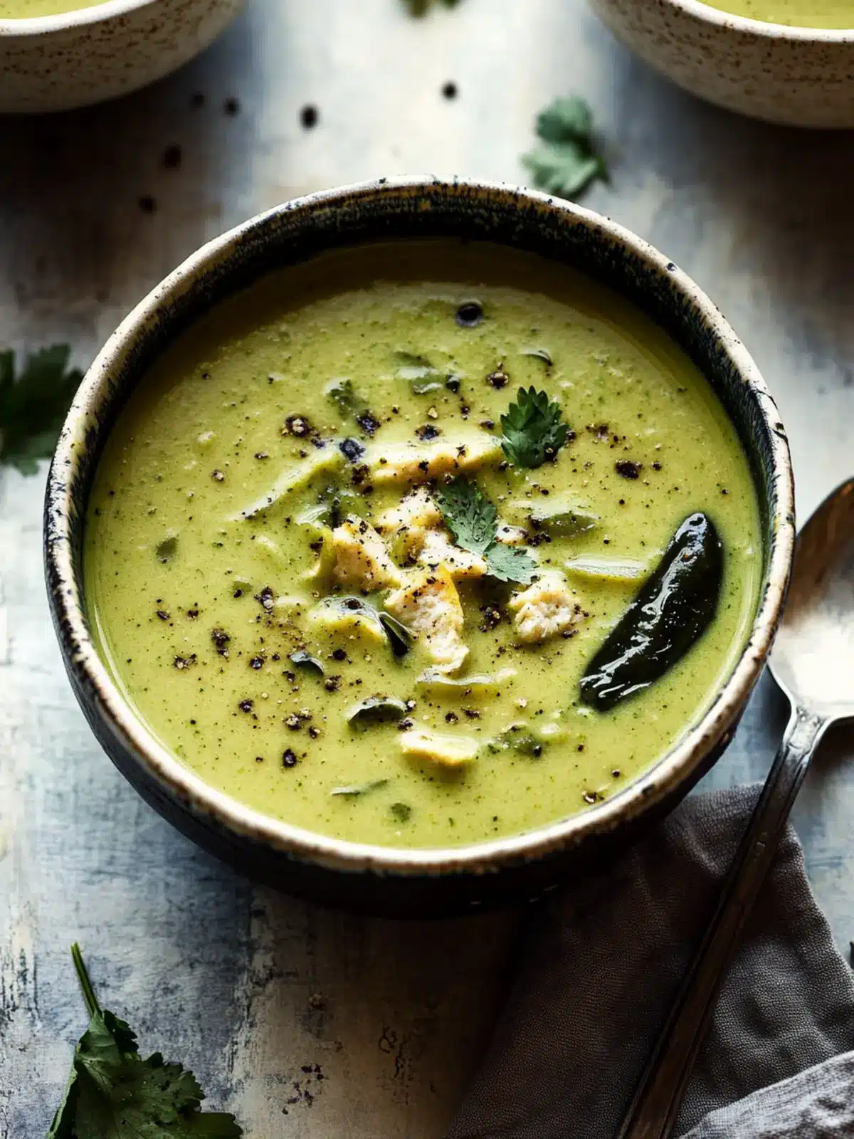 Creamy Roasted Poblano Soup for Cozy Nights In 4 Roasted Poblano Soup