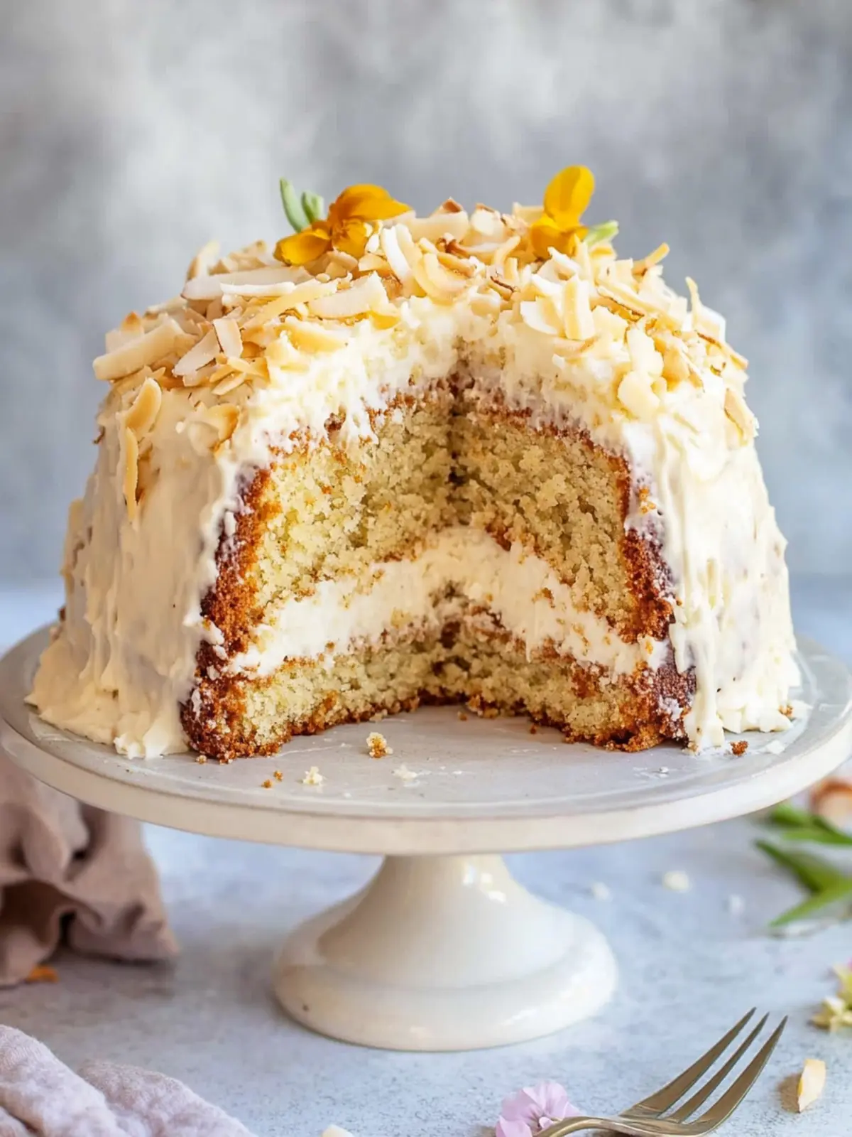 Moist Coconut Hummingbird Cake That Will Impress Everyone 3 Coconut Hummingbird Cake