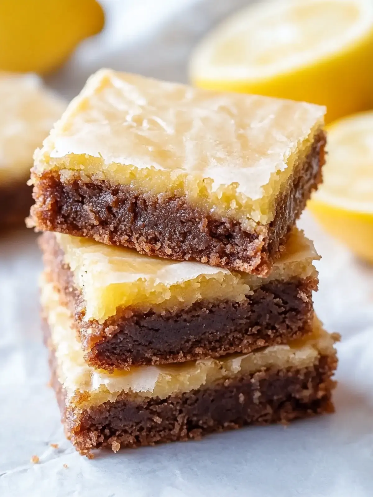Gluten Free Lemon Brownies for a Sunny Sweet Treat 4 Gluten Free Lemon Brownies
