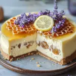 Lemon Lavender Cheesecake with Honeycomb Delight Made Easy 7 Lemon Lavender Cheesecake with Honeycomb Delight