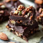 Delicious Dark Chocolate Nut Squares You Can’t Resist! 10 Dark Chocolate Nut Squares
