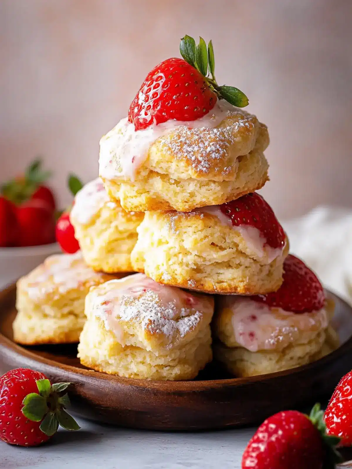 Mouthwatering Strawberry Biscuits That'll Brighten Your Mornings 2 Strawberry Biscuits
