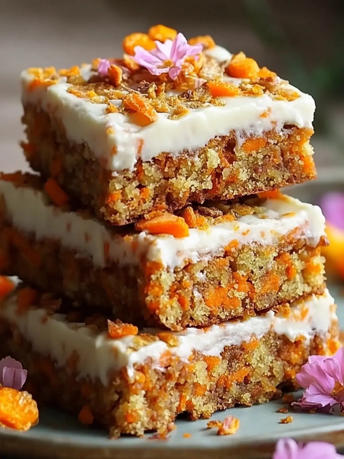 No Sugar Cottage Cheese Carrot Cake Bars for Guilt-Free Desserts 4 No Sugar Cottage Cheese Carrot Cake Bars