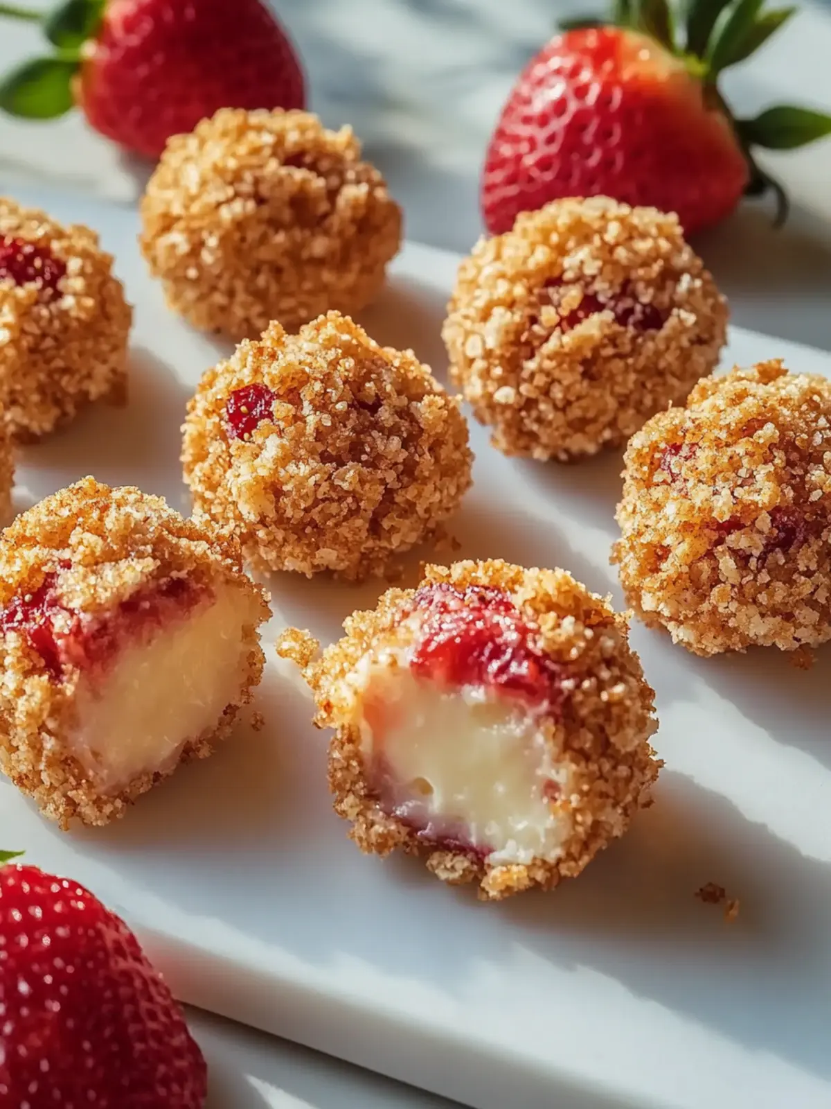 Tasty Strawberry Crunch Bites: A No-Bake Delight to Love 4 Tasty Strawberry Crunch Bites