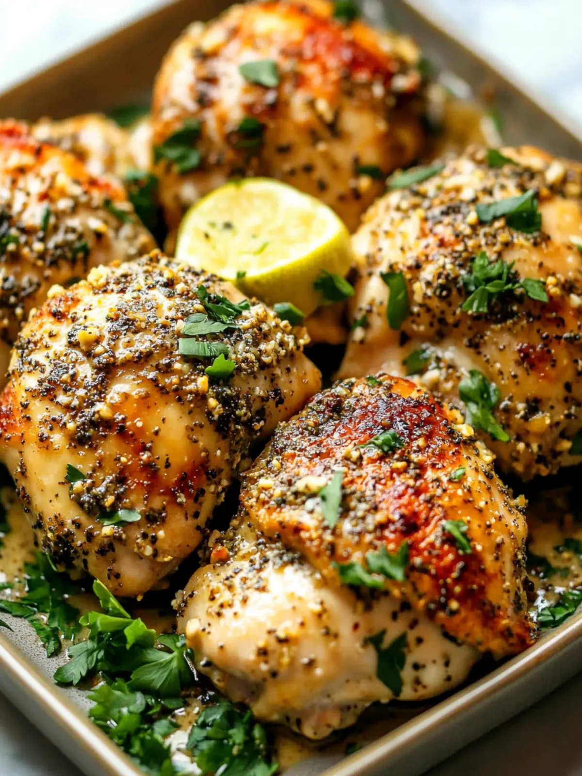 Za'atar Tahini Chicken Thighs for Juicy, Flavorful Dinners 3 Za'atar Tahini Chicken Thighs