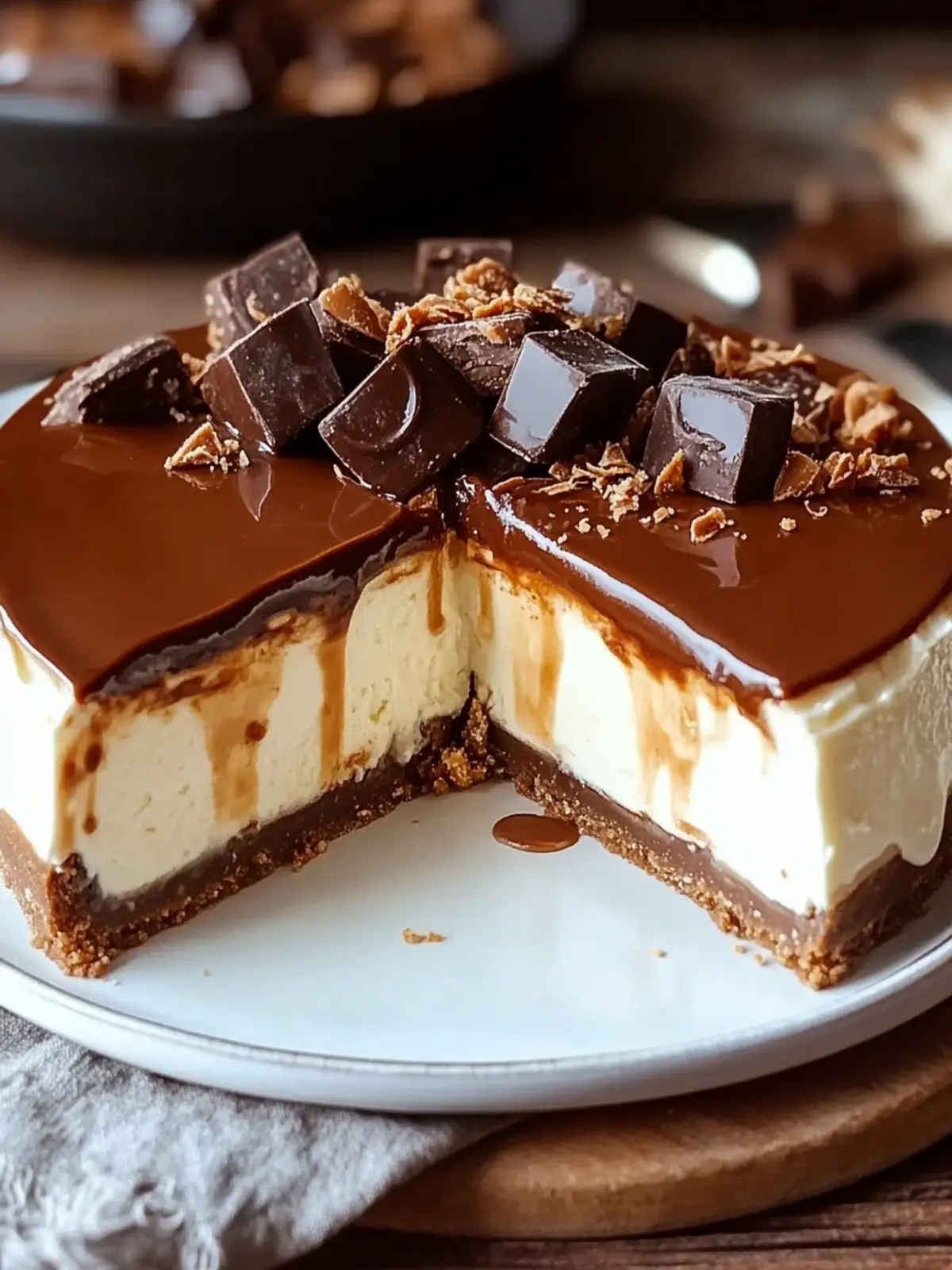 No Bake Twix Cheesecake Recipe: Your New Favorite Dessert! 5 No Bake Twix Cheesecake Recipe