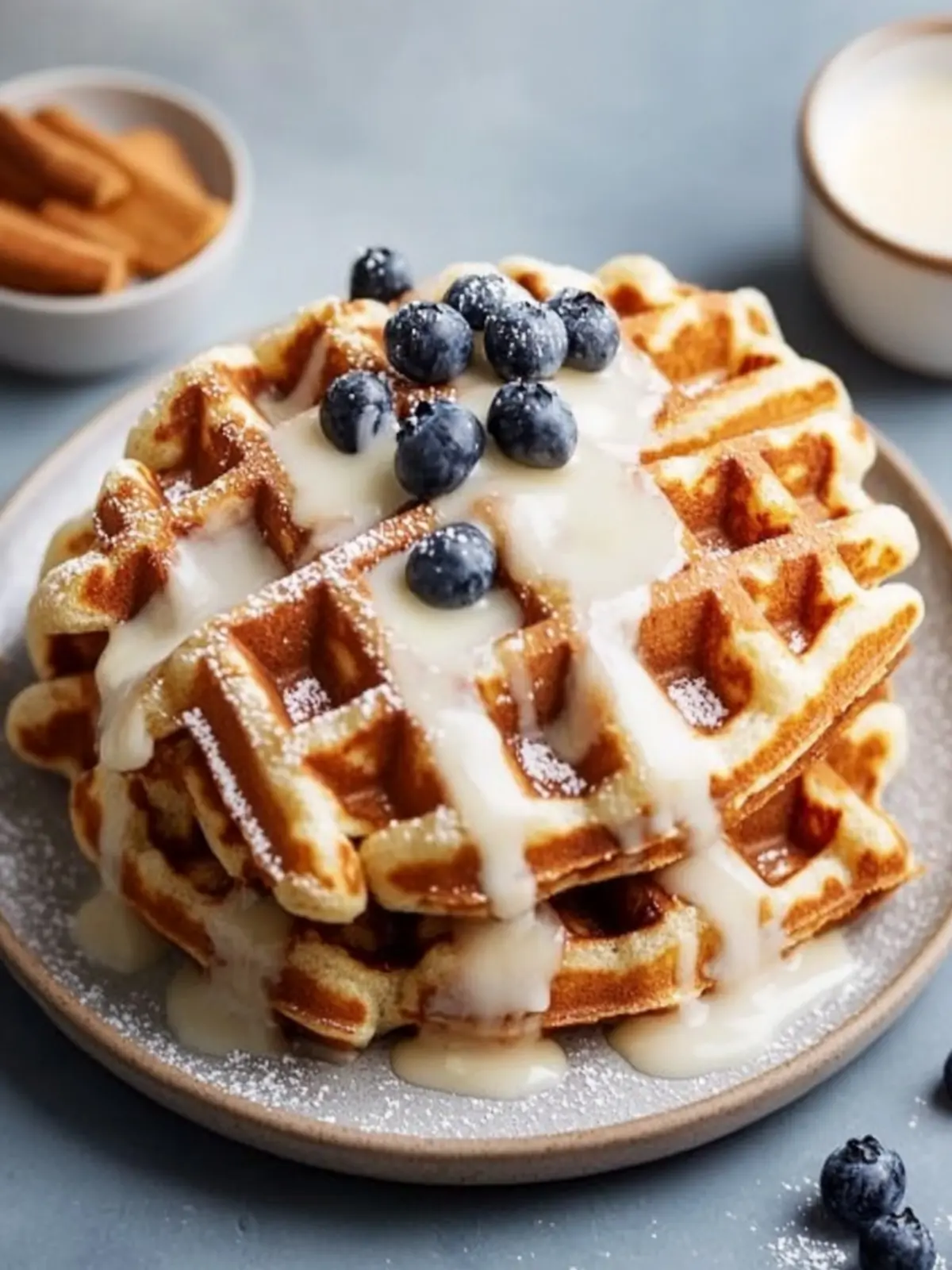 Easy Cinnamon Roll Waffles Recipe: Quick & Irresistibly Gooey 3 Easy Cinnamon Roll Waffles Recipe