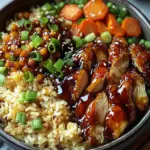 Savory Sticky Glazed Chicken & Fried Rice for Home Cooks 6 Sticky Glazed Chicken & Fried Rice