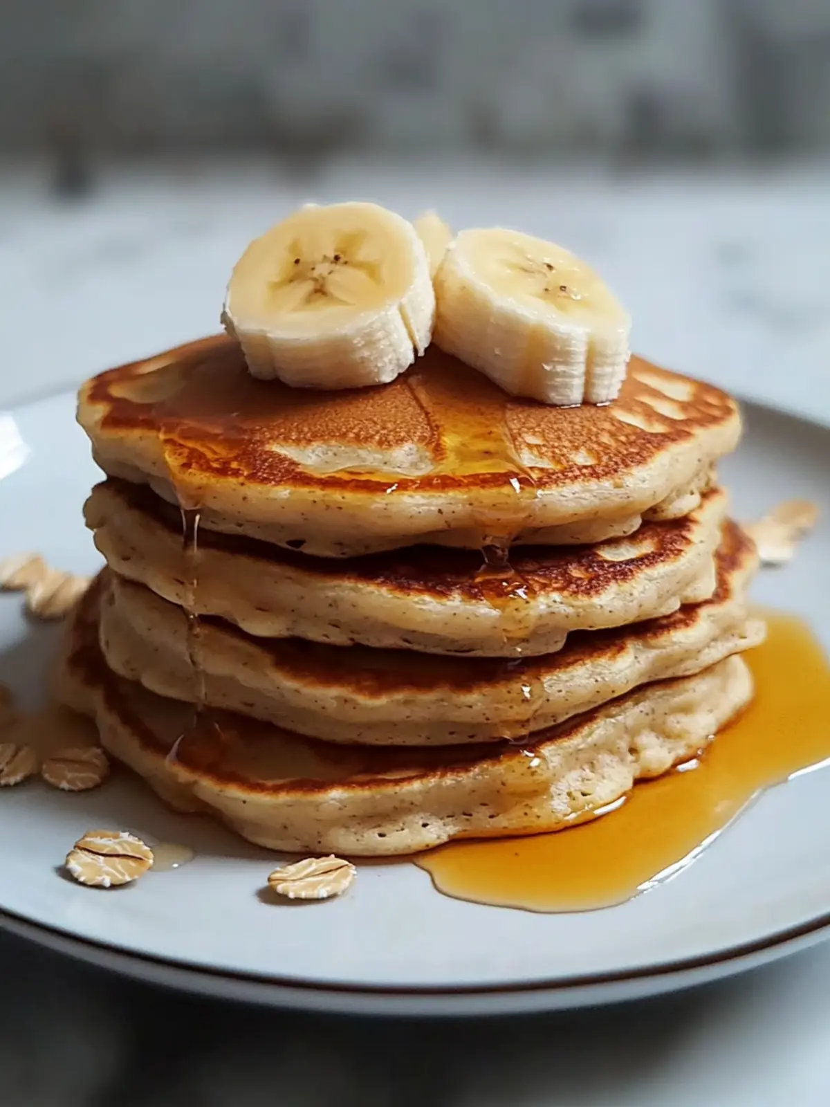 Irresistibly Fluffy Banana Oatmeal Pancakes for a Healthy Start 2 Irresistibly Fluffy Banana Oatmeal Pancakes