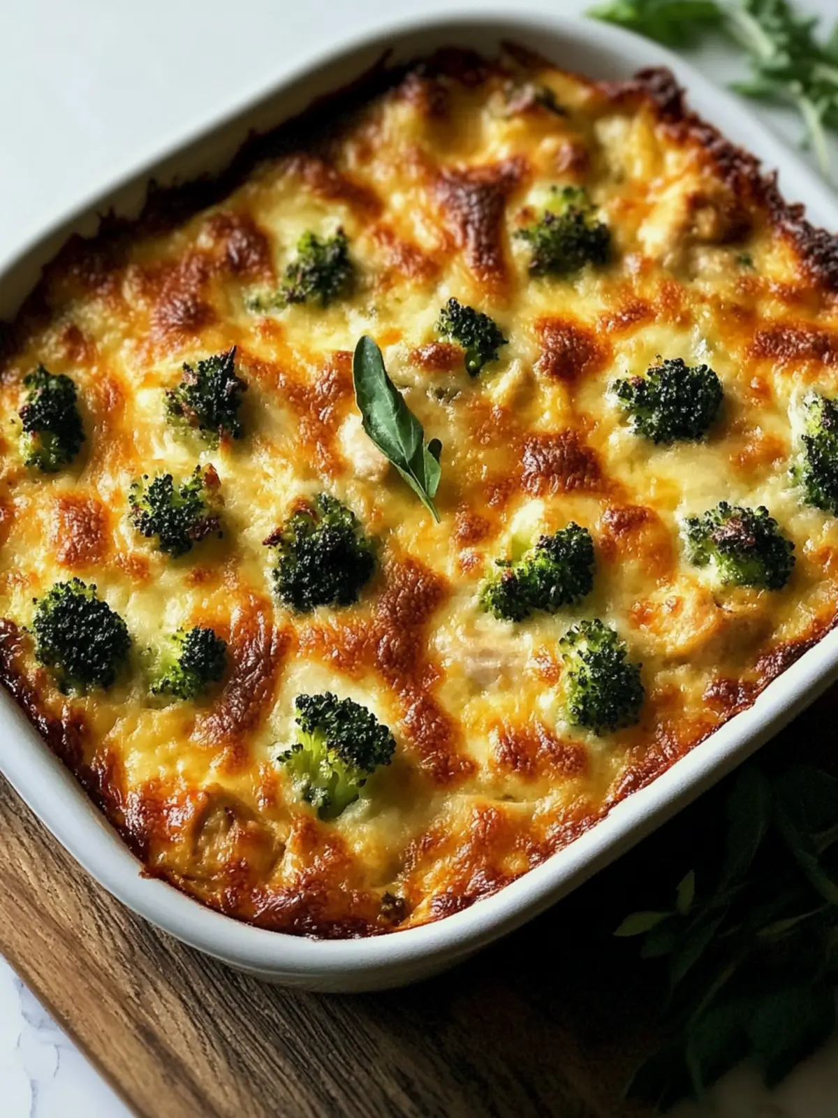 Savory Tuscan Chicken Broccoli Bake - Low Carb Delight 4 Tuscan Chicken Broccoli Bake (Low Carb)