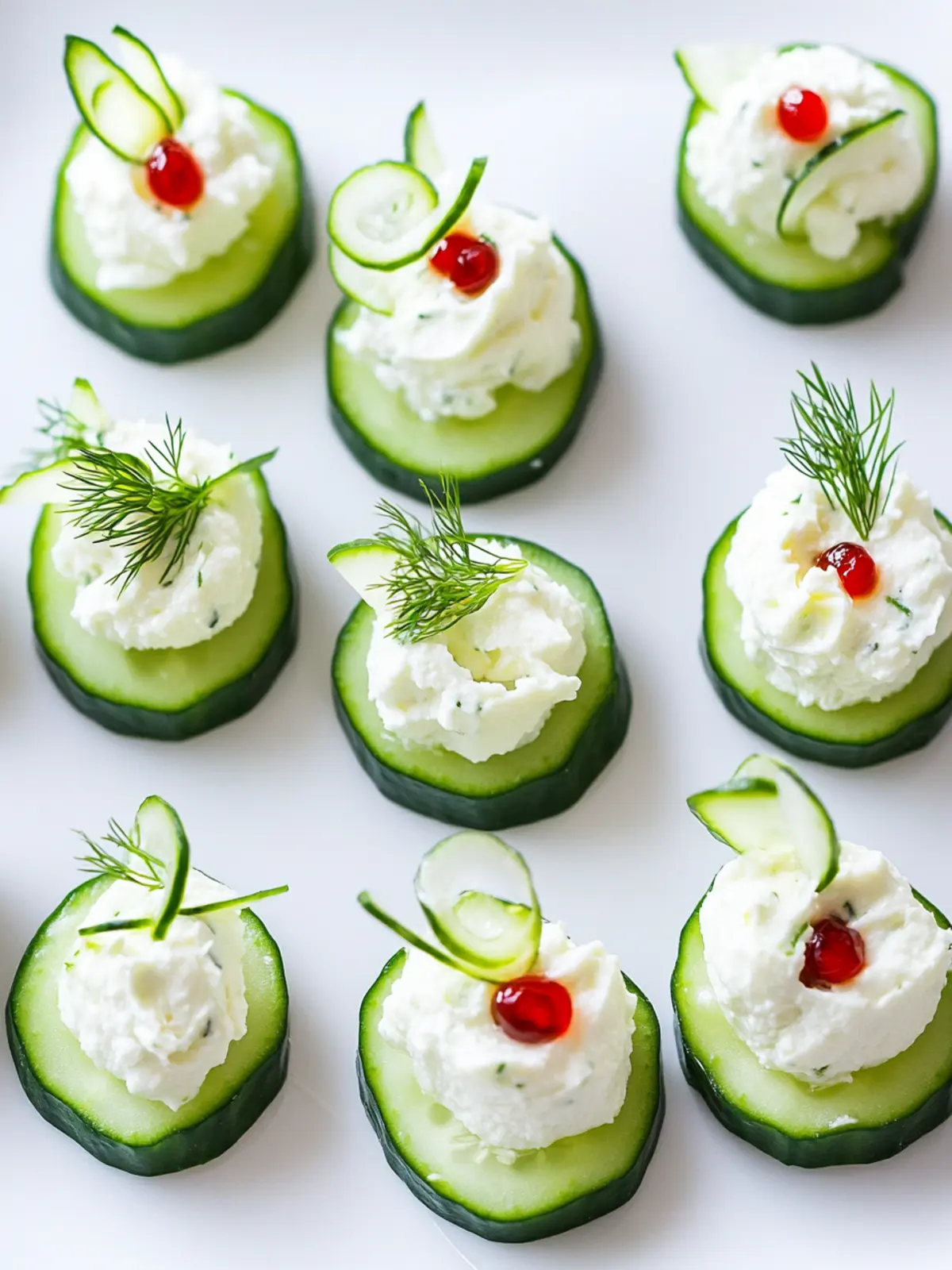 Crispy Cucumber Bites with Cream Cheese for Every Occasion 3 Cucumber Bites with Cream Cheese