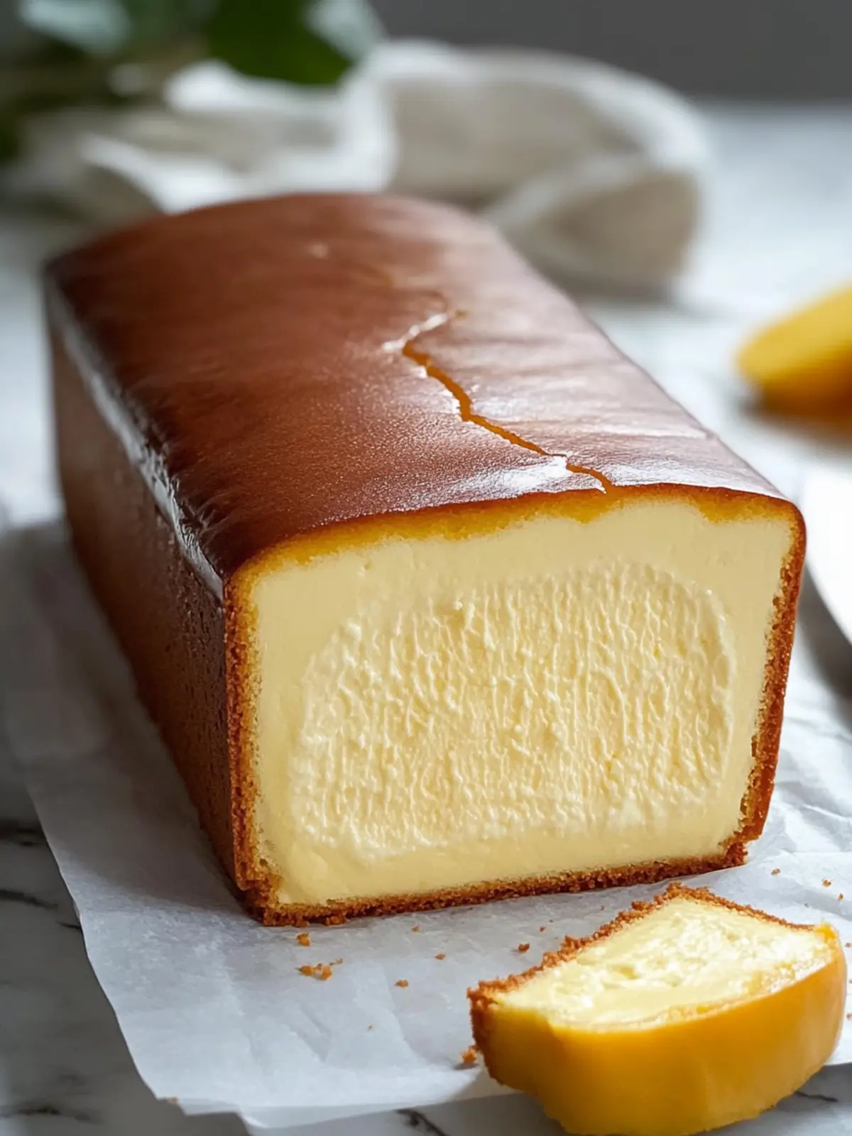 Creamy Basque Cheesecake Loaf for Effortless Indulgence 2 Basque Cheesecake Loaf