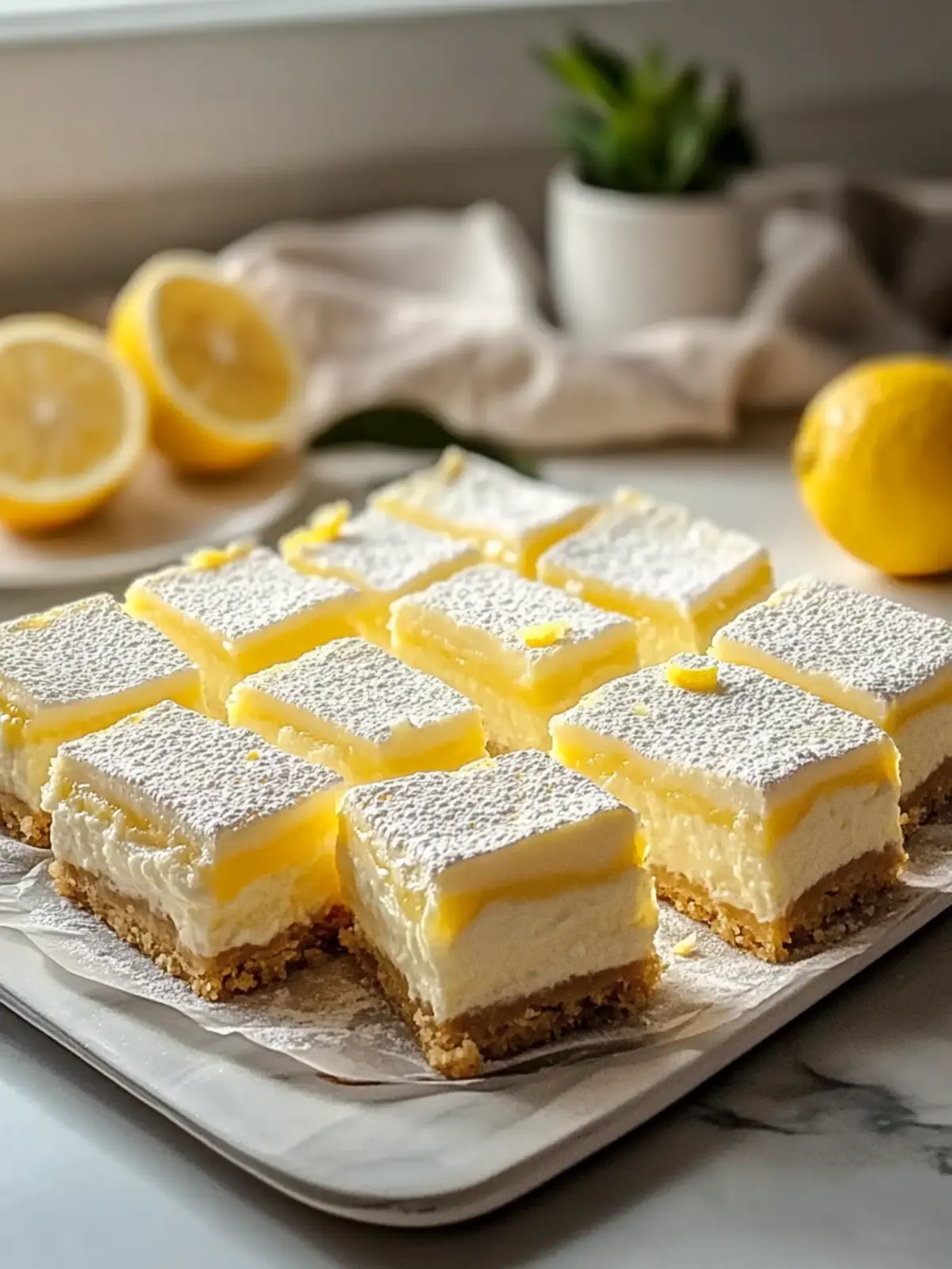Creamy Cheesecake Lemon Bars That Brighten Your Day 2 Creamy Cheesecake Lemon Bars