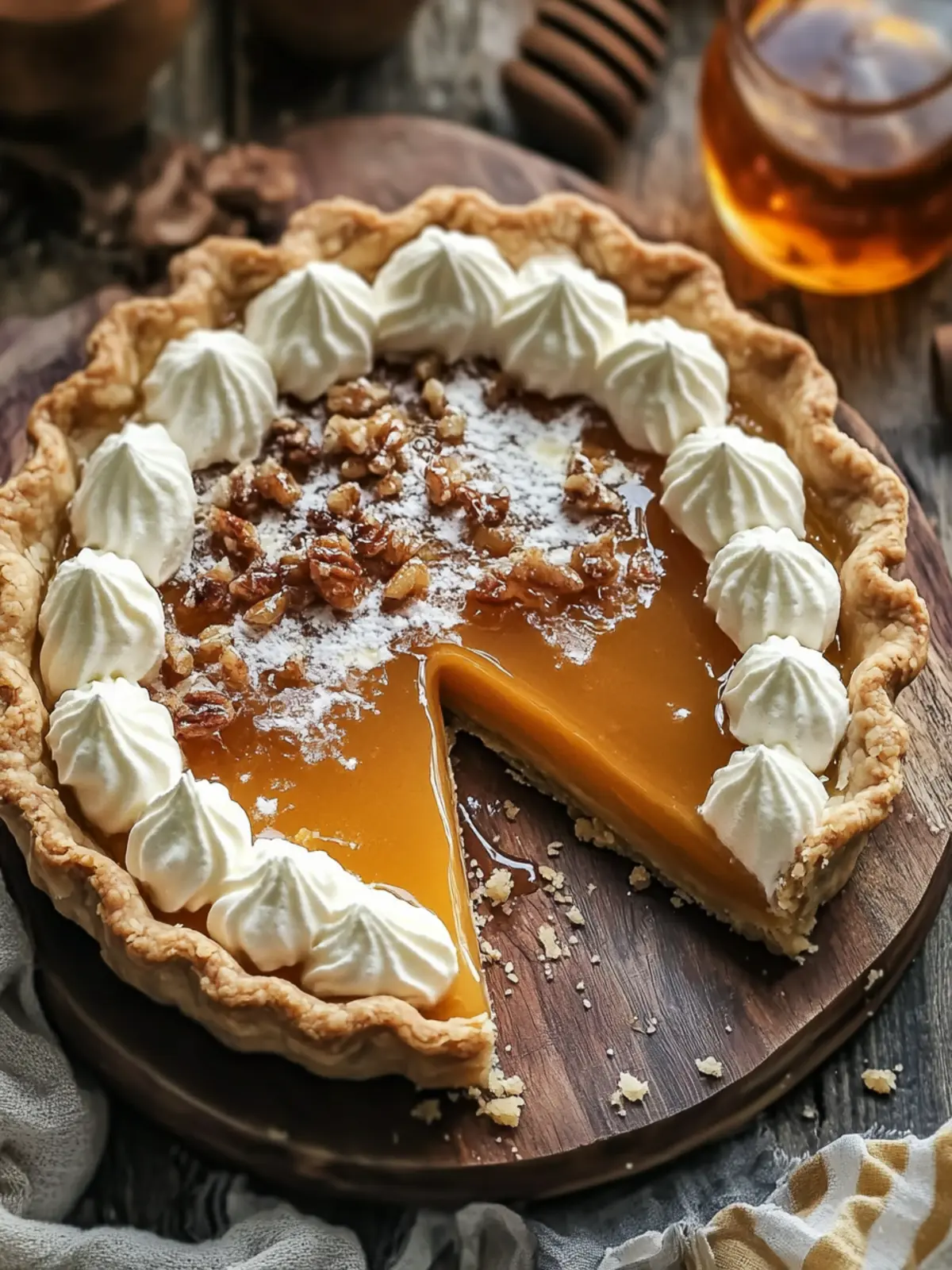 Sweet & Salty Salted Whiskey Honey Pie for Cozy Gatherings 3 Sweet & Salty Salted Whiskey Honey Pie