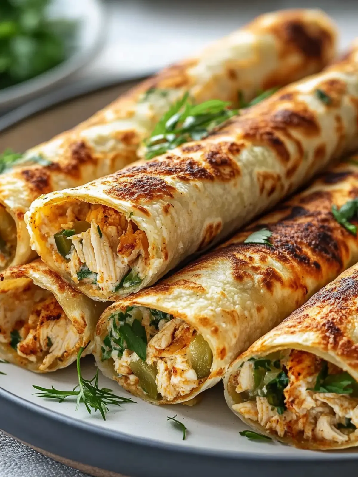 Dill Pickle Ranch Chicken Taquitos for a Fun Flavor Boost 5 Dill Pickle Ranch Chicken Taquitos