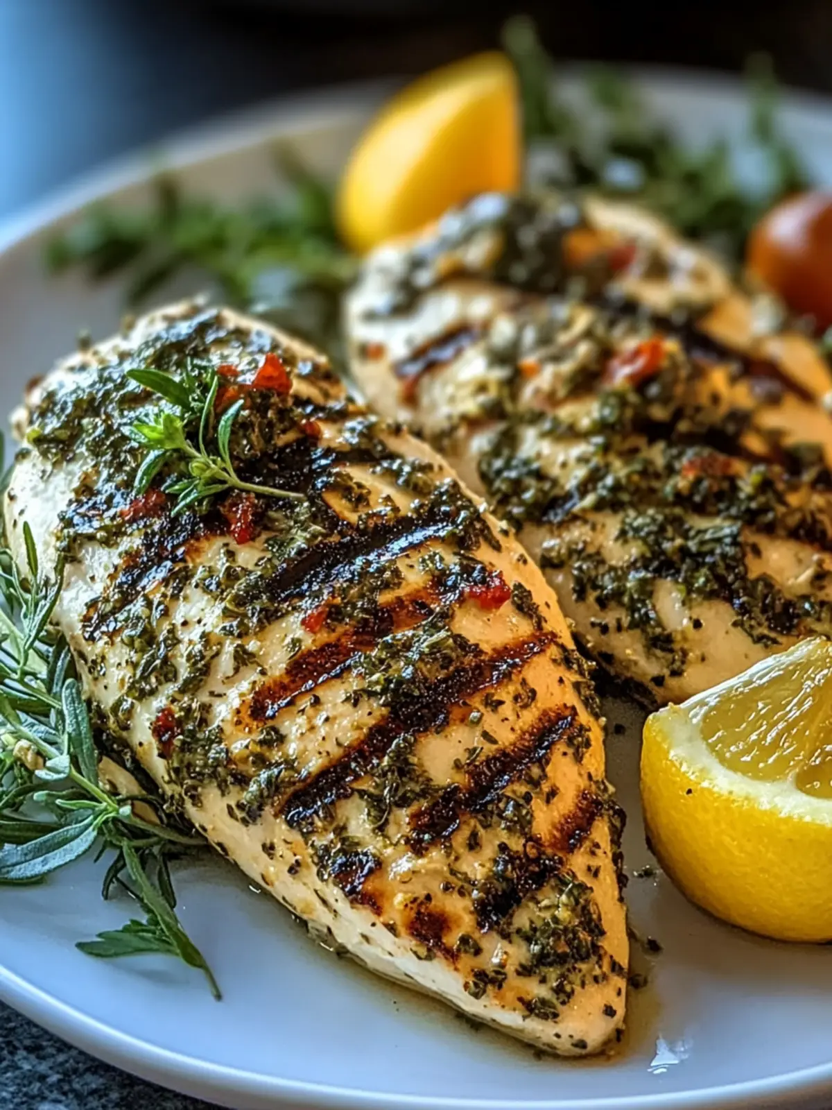 Mediterranean Herb Crusted Grilled Chicken – Flavorful & Healthy 5 Mediterranean Herb Crusted Grilled Chicken