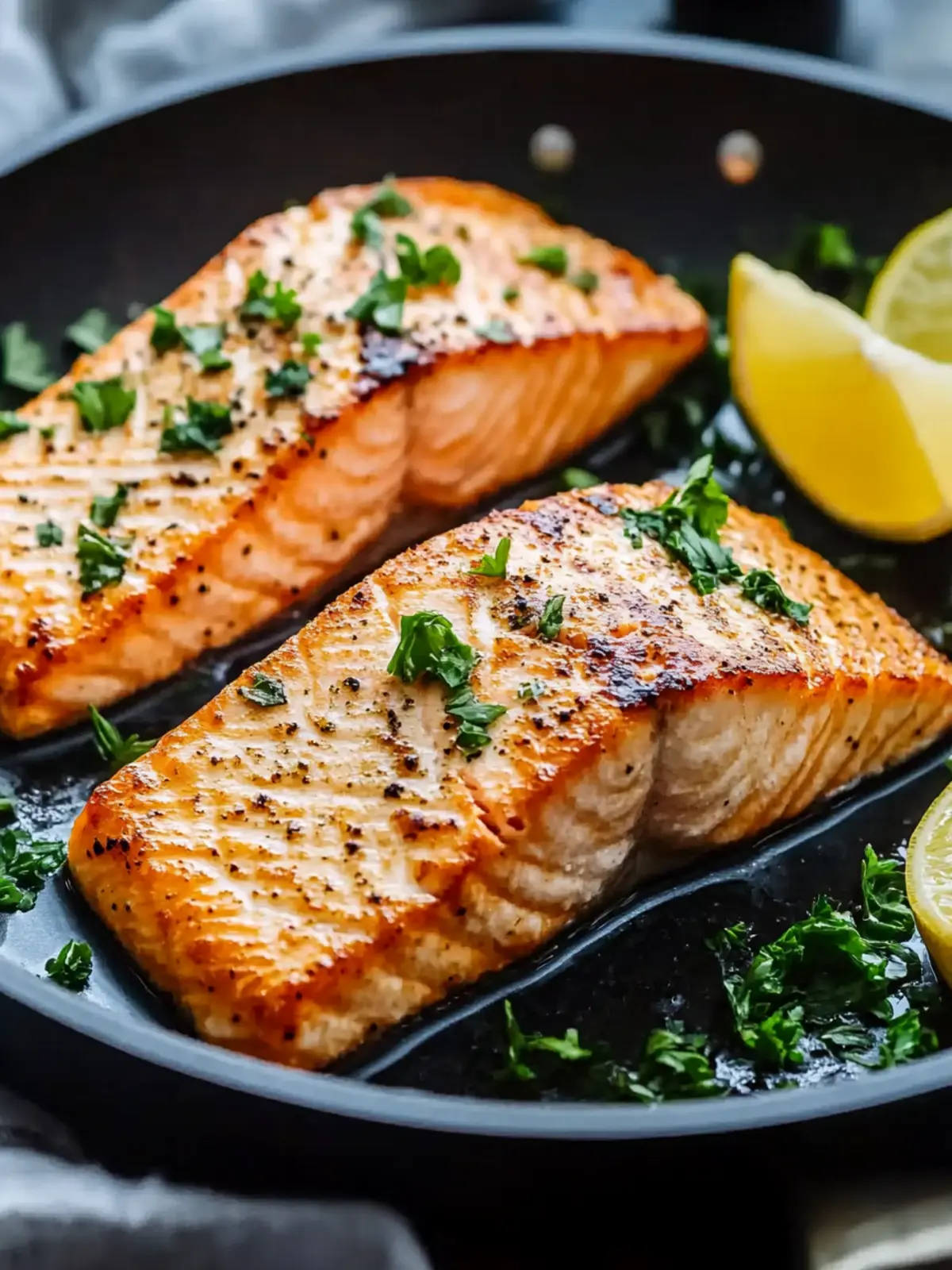 Easy Pan Seared Salmon: A Quick and Tasty Dinner Delight 3 Easy Pan Seared Salmon