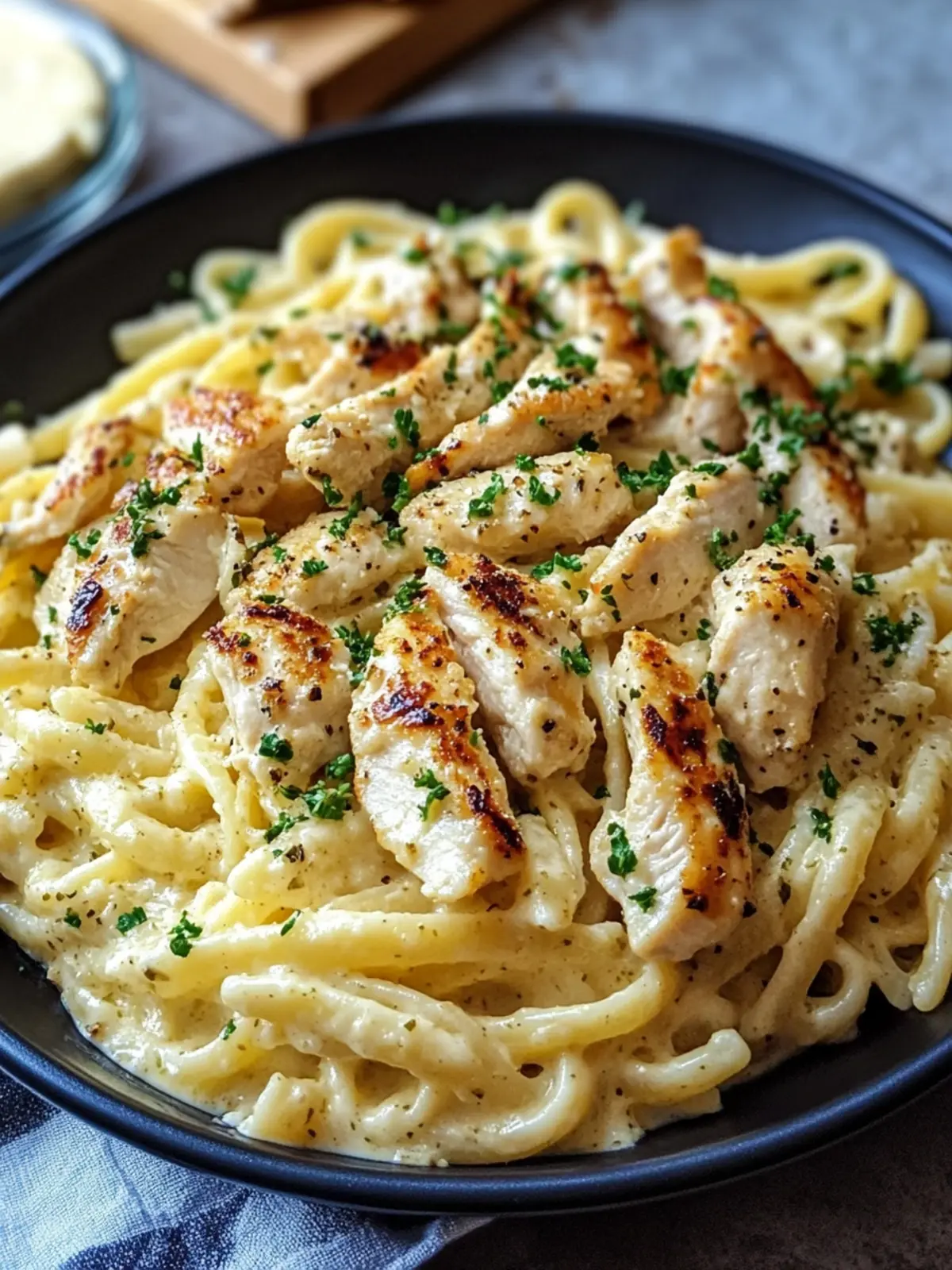 Creamy Garlic Parmesan Chicken Pasta: Your New Dinner Delight 3 Creamy Garlic Parmesan Chicken Pasta