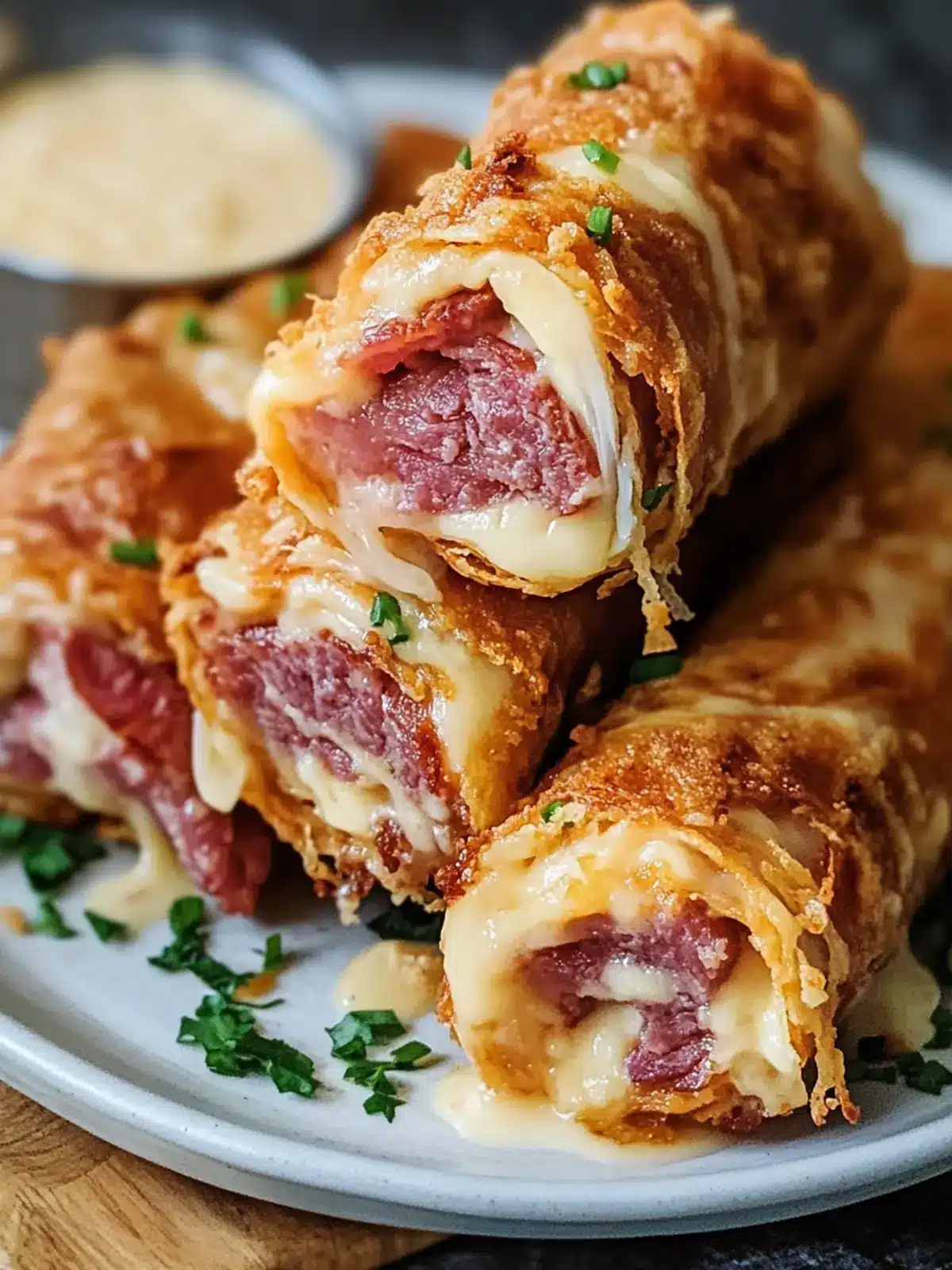 Keto Crispy Reuben Roll-Ups: Your New Favorite Snack! 4 Keto Crispy Reuben Roll-Ups