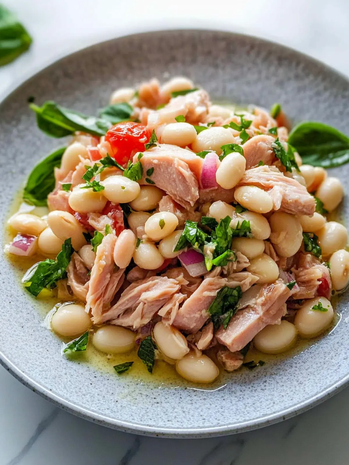 Tuna and White Bean Salad: Quick & Zesty Healthy Delight 3 Tuna and White Bean Salad