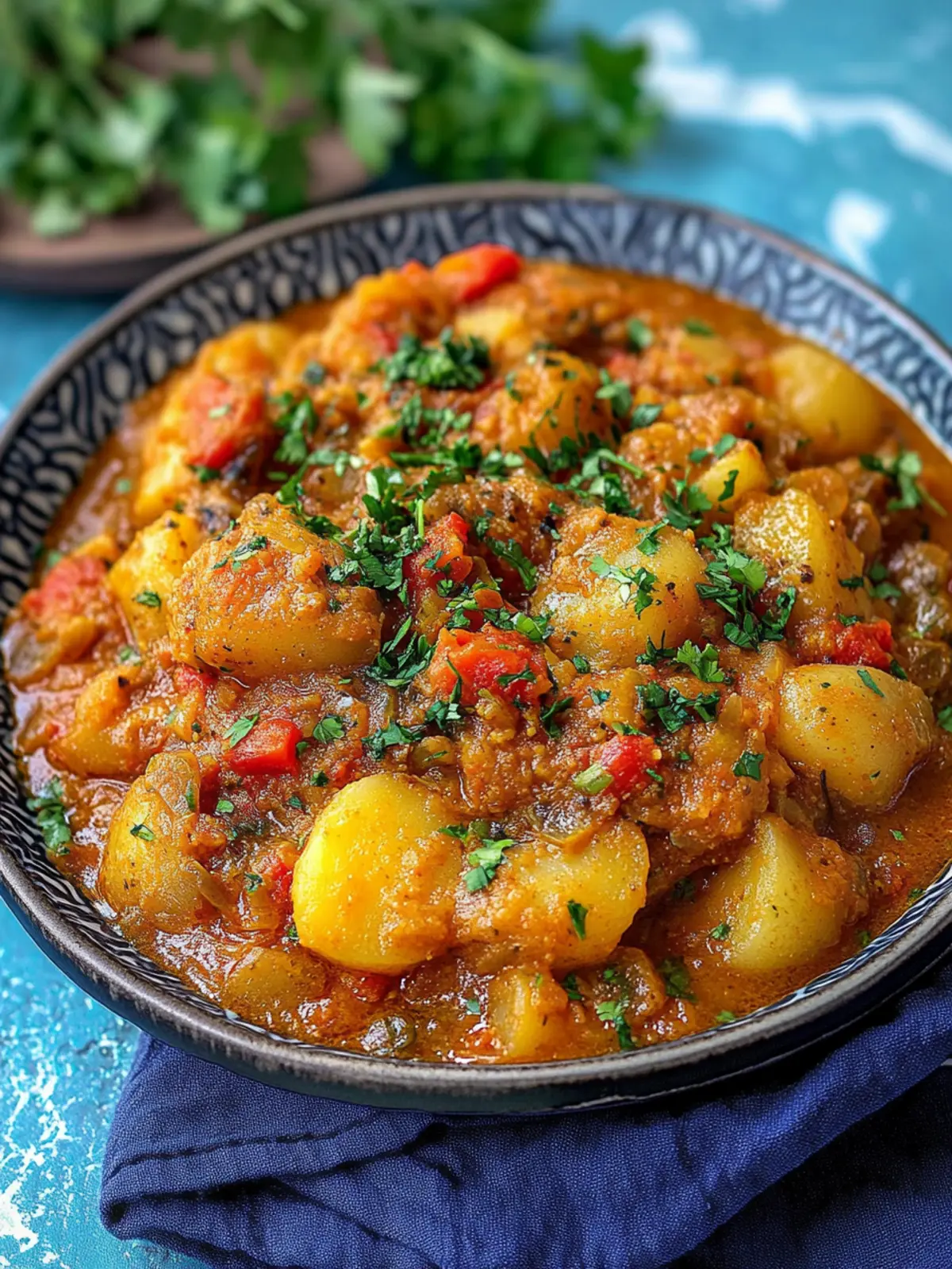 Dopiazeh Aloo (Persian Potato Curry)