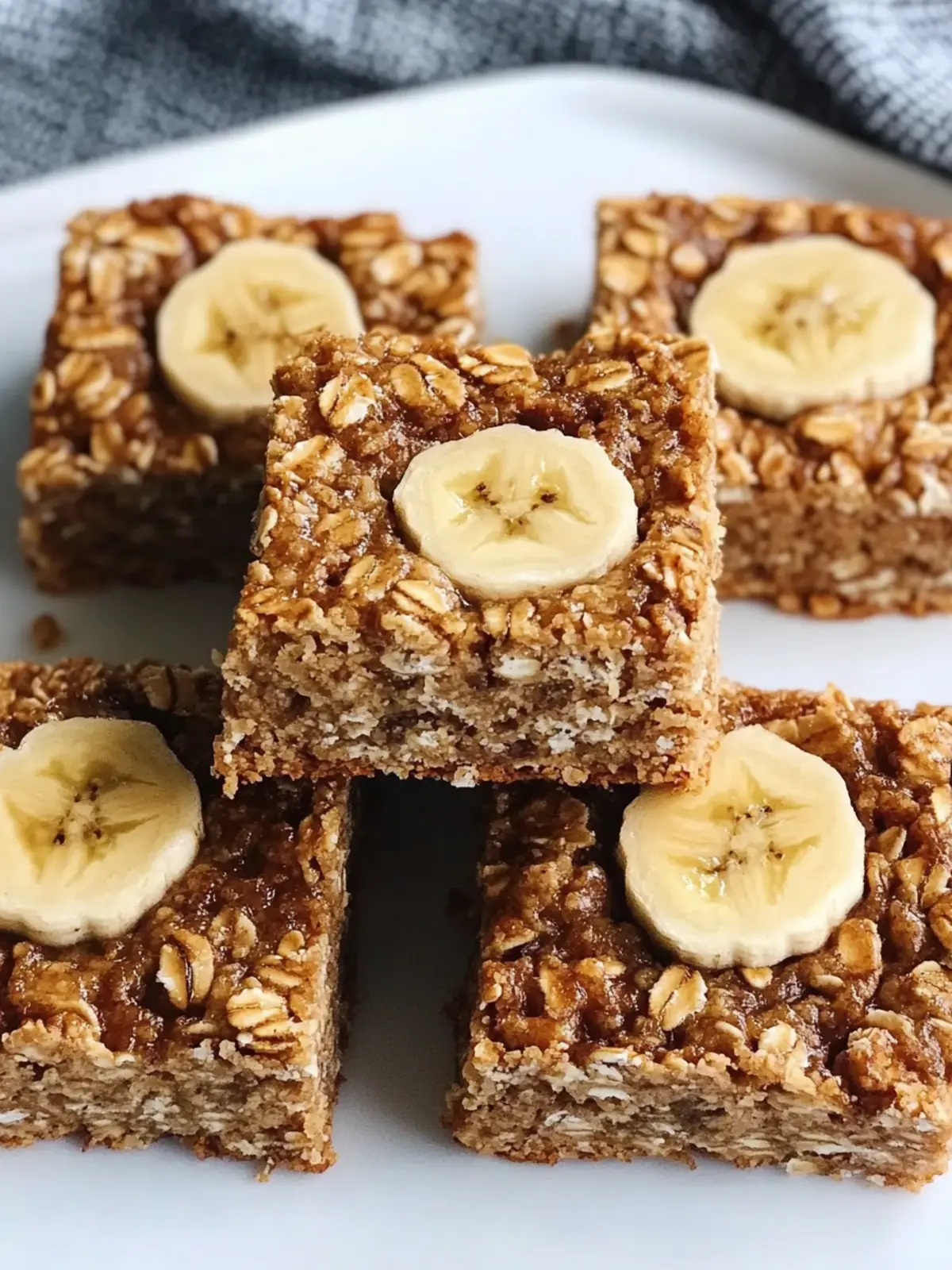 Delicious Baked Banana Oatmeal Bars for Quick Healthy Snacking 3 Baked Banana Oatmeal Bars