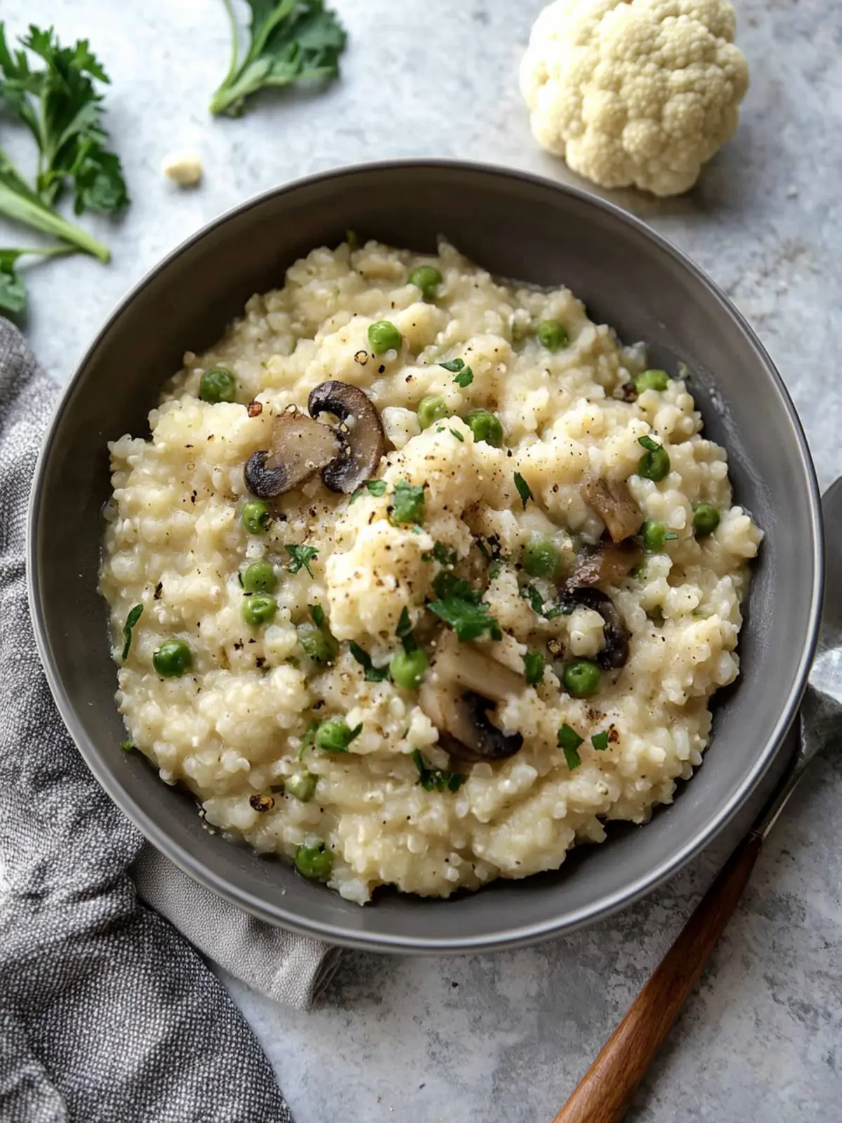 Creamy Cauliflower Risotto to Impress Your Taste Buds 4 Cauliflower Risotto