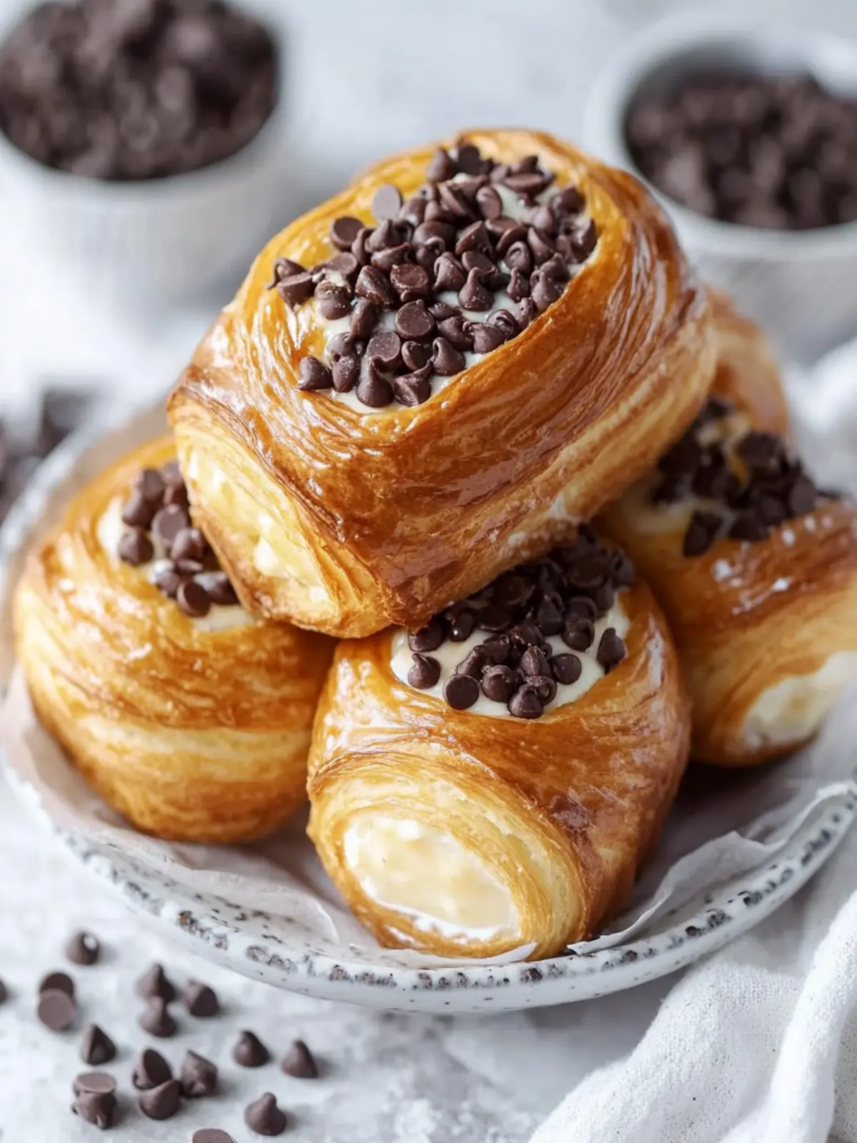 Indulgent Chocolate Chip Custard Brioches for Brunch Bliss 5 Indulgent Chocolate Chip Custard Brioches