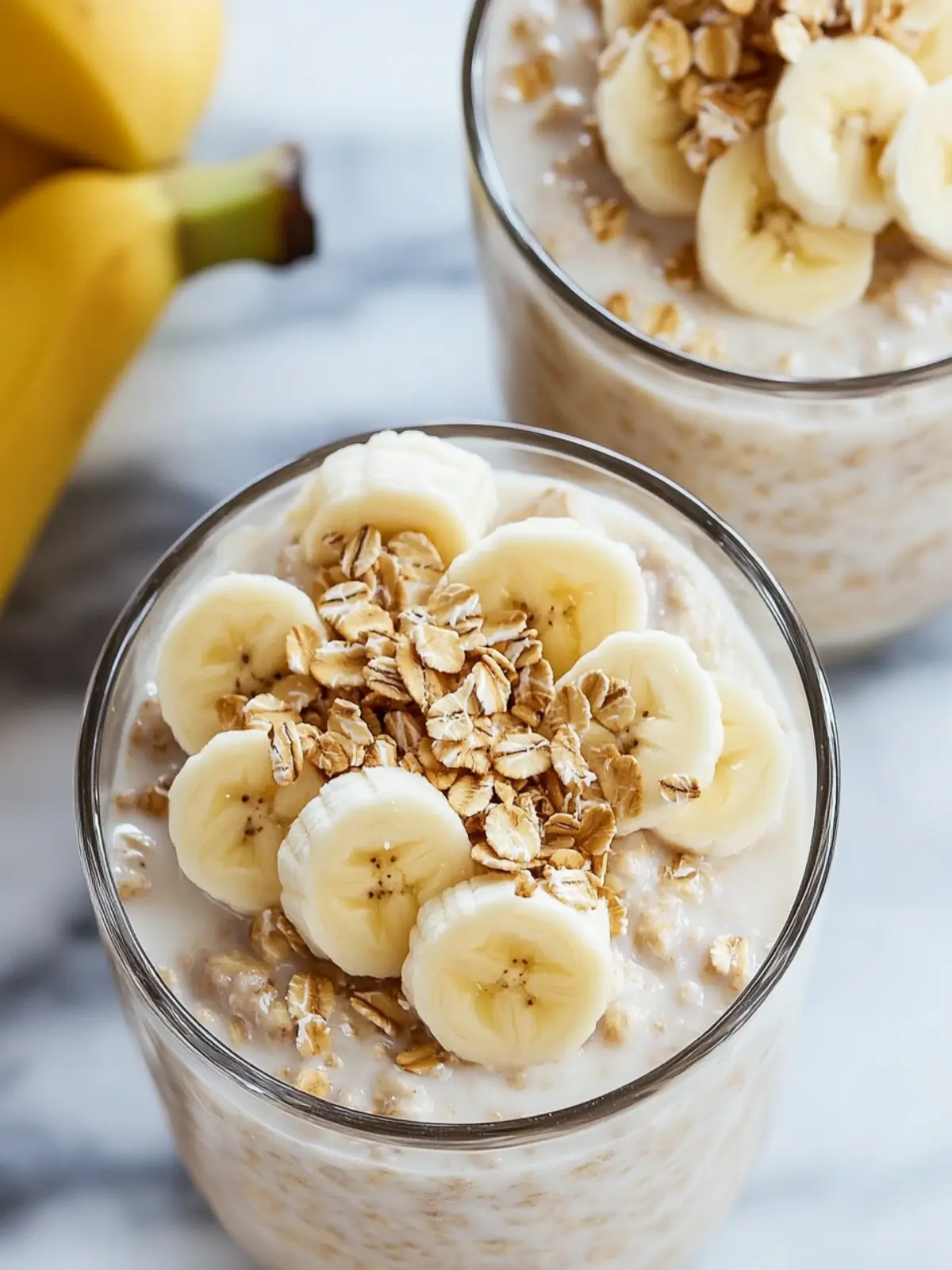 Banana & Yogurt Overnight Oats for a Guilt-Free Breakfast Delight 5 Overnight Oats with Banana & Yogurt