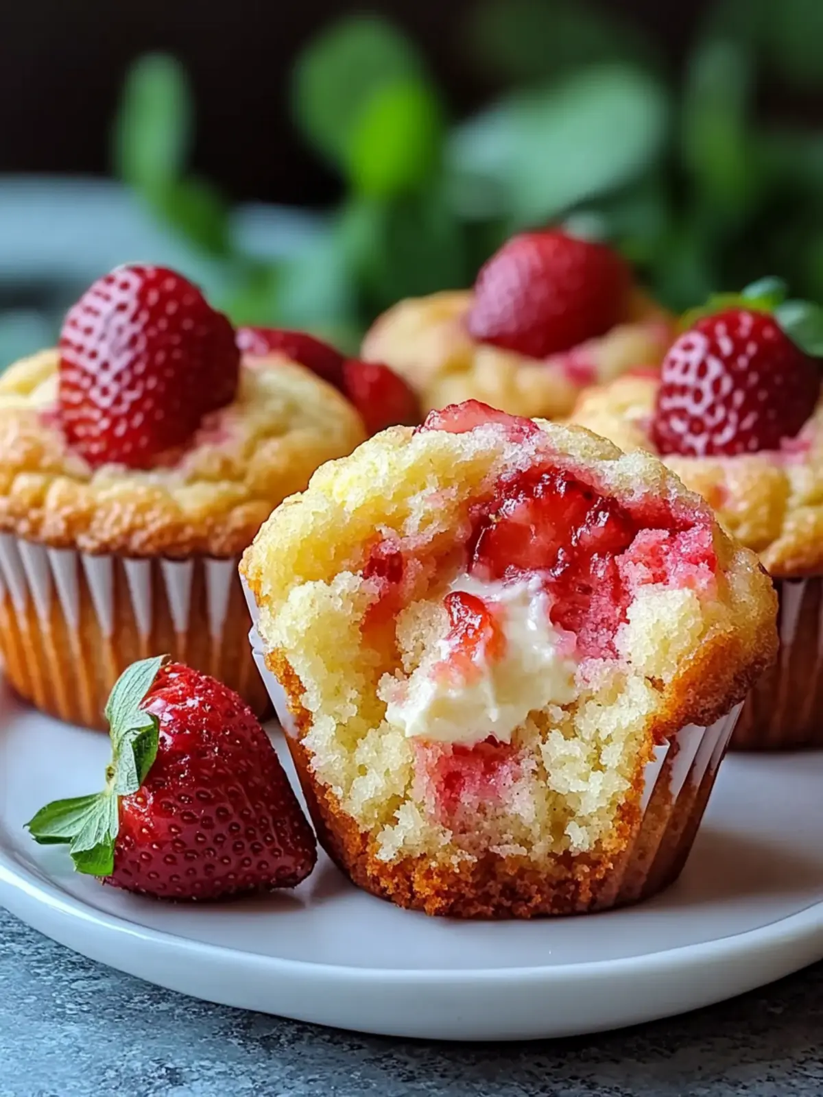 Strawberry Cream Cheese Muffins for a Sweet Morning Boost 2 Strawberry Cream Cheese Muffins
