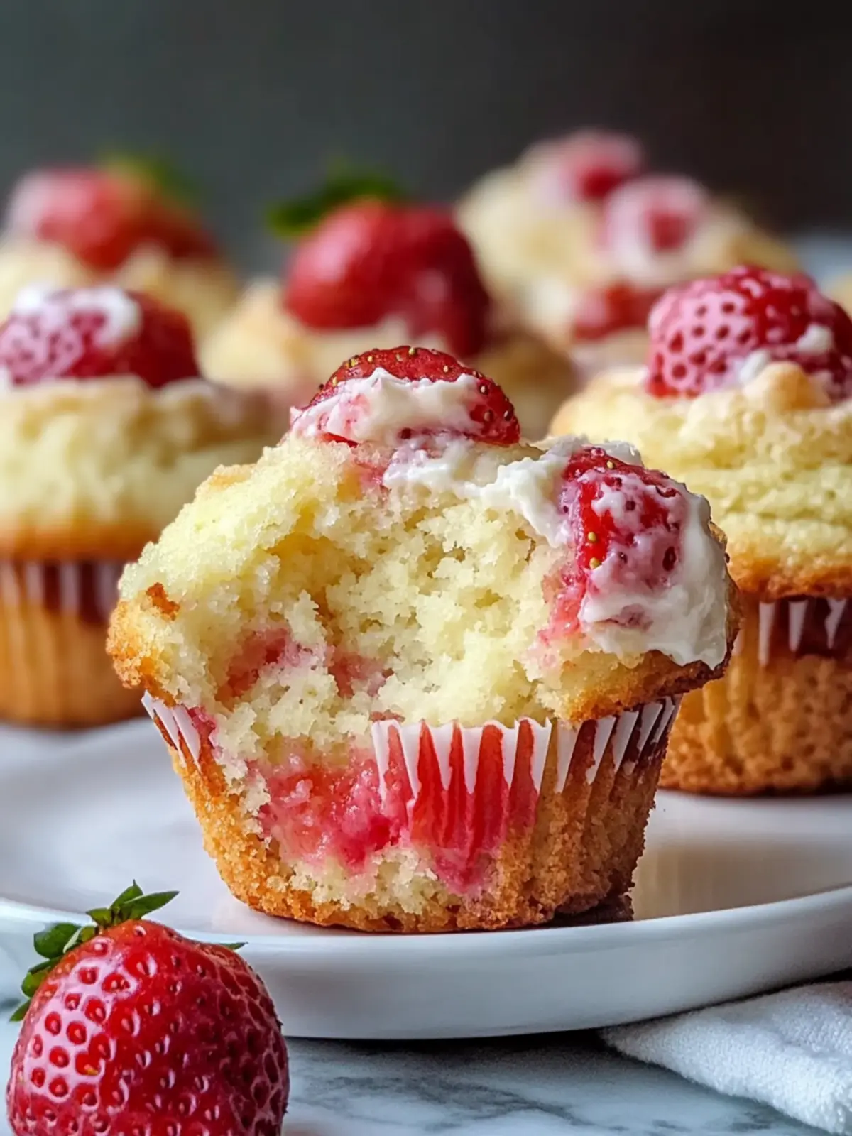 Strawberry Cream Cheese Muffins for a Sweet Morning Boost 4 Strawberry Cream Cheese Muffins