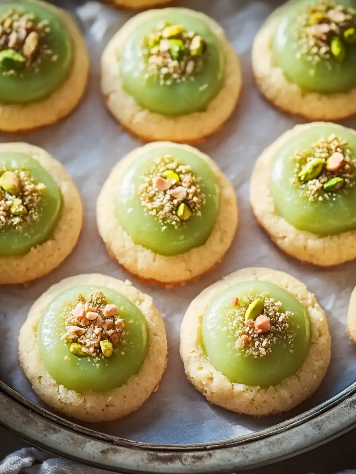 Pistachio Thumbprint Cookies Recipe with Fruity Jam Delight 5 Pistachio Thumbprint Cookies Recipe