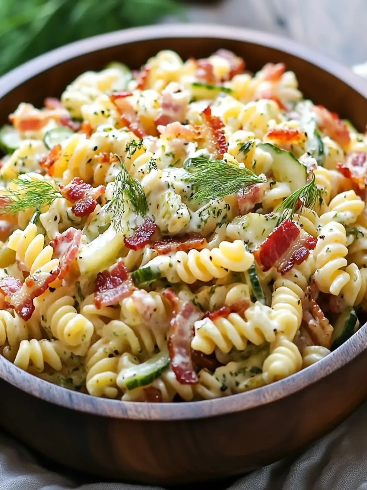 Dill Pickle Bacon Pasta Salad: A Tangy Twist for Gatherings 5 Dill Pickle Bacon Pasta Salad