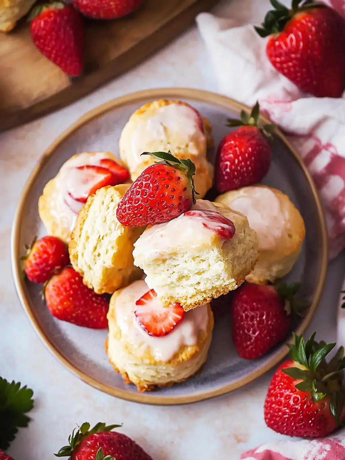Mouthwatering Strawberry Biscuits That'll Brighten Your Mornings 4 Strawberry Biscuits