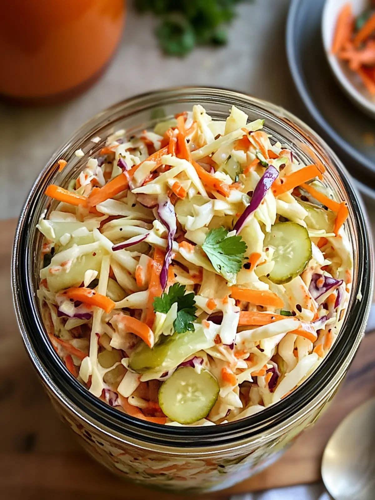Sweet & Spicy Pickle Slaw: A Refreshing Twist for Summer Feasts 4 Sweet & Spicy Pickle Slaw