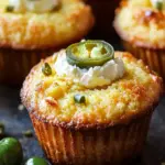 Jalapeño Cornbread Muffins with Cream Cheese Filling Bliss 6 Jalapeño Cornbread Muffins with Cream Cheese Filling
