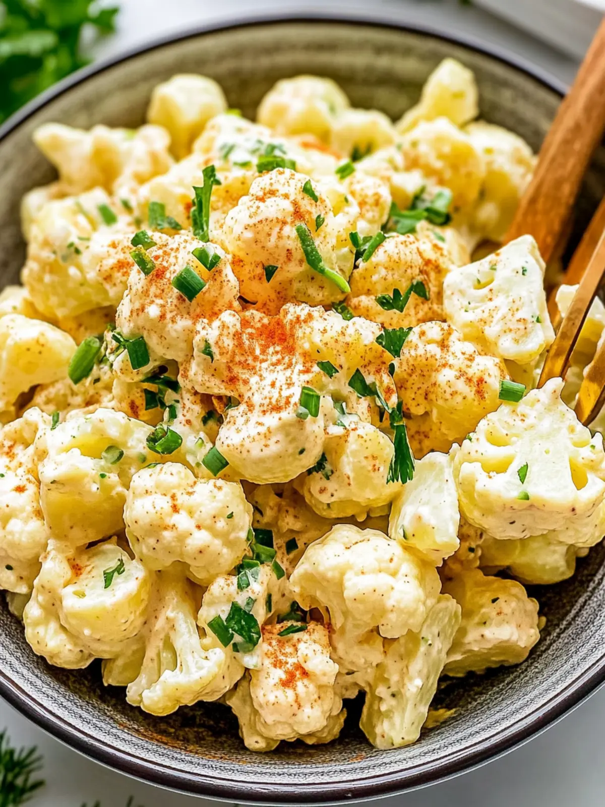 Keto Potato Salad With Cauliflower Magic You’ll Crave! 2 Keto Potato Salad With Cauliflower