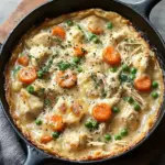 Crustless Chicken Pot Pie Skillet That's Comfort in a Pan 9 Crustless Chicken Pot Pie Skillet