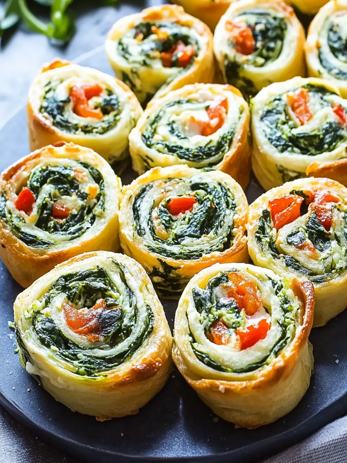Delicious Classic Spinach Dip Pinwheels for Easy Gatherings 2 Classic Spinach Dip Pinwheels