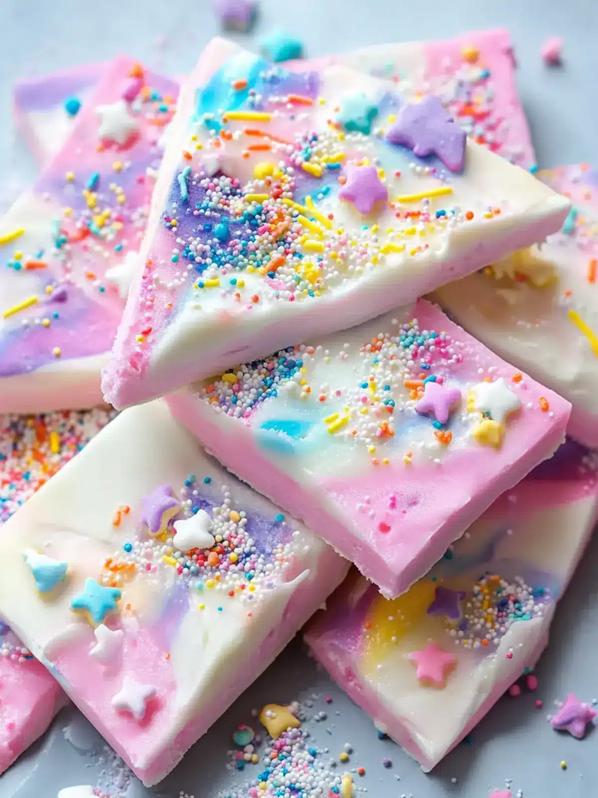 Easy Unicorn Yogurt Bark: A Fun No-Bake Delight for Kids 5 Easy Unicorn Yogurt Bark