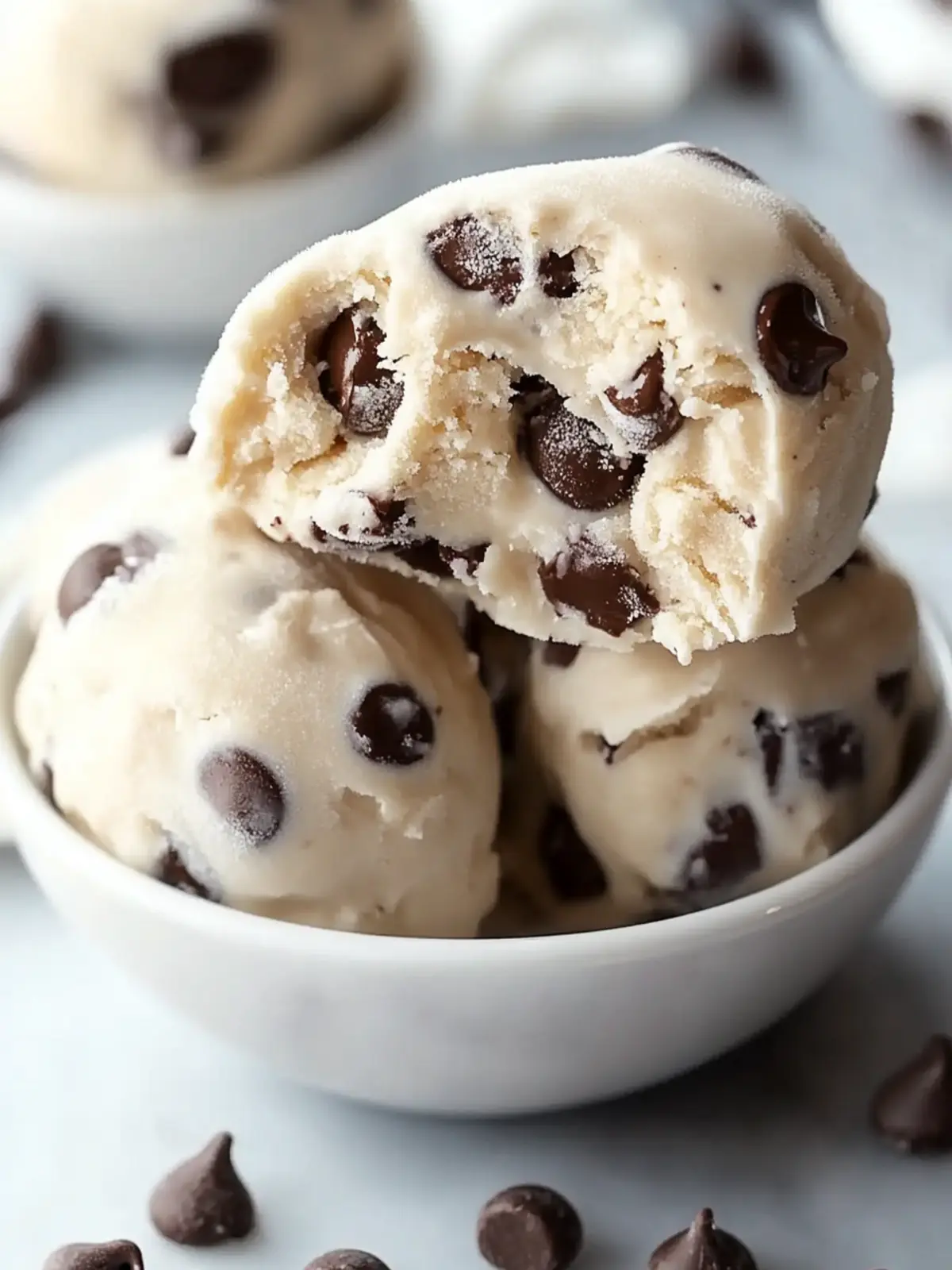 Healthy Cookie Dough Frozen Yogurt Bites for Guilt-Free Indulgence 3 Healthy Cookie Dough Frozen Yogurt Bites