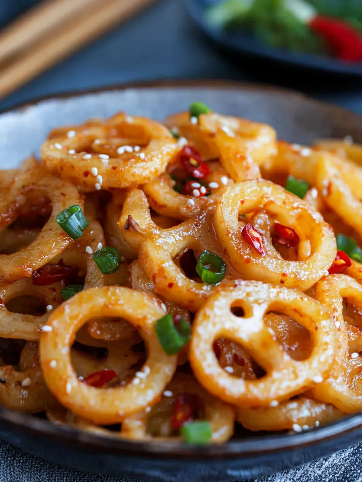 Spicy Lotus Root Stir Fry