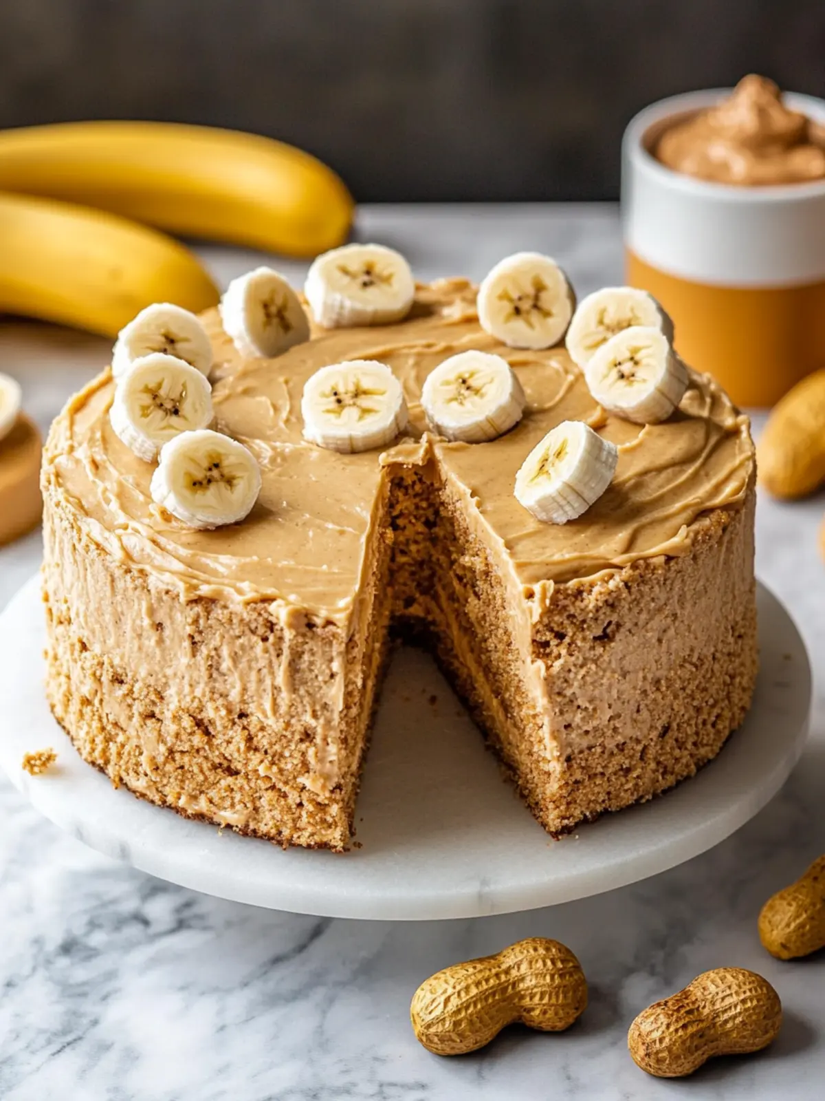 Peanut Butter Banana Dog Cake Recipe for Happy Tails 2 Peanut Butter Banana Dog Cake Recipe