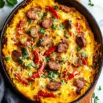 Satisfying Sausage and Peppers Spaghetti Squash Casserole 6 Sausage and Peppers Spaghetti Squash Casserole