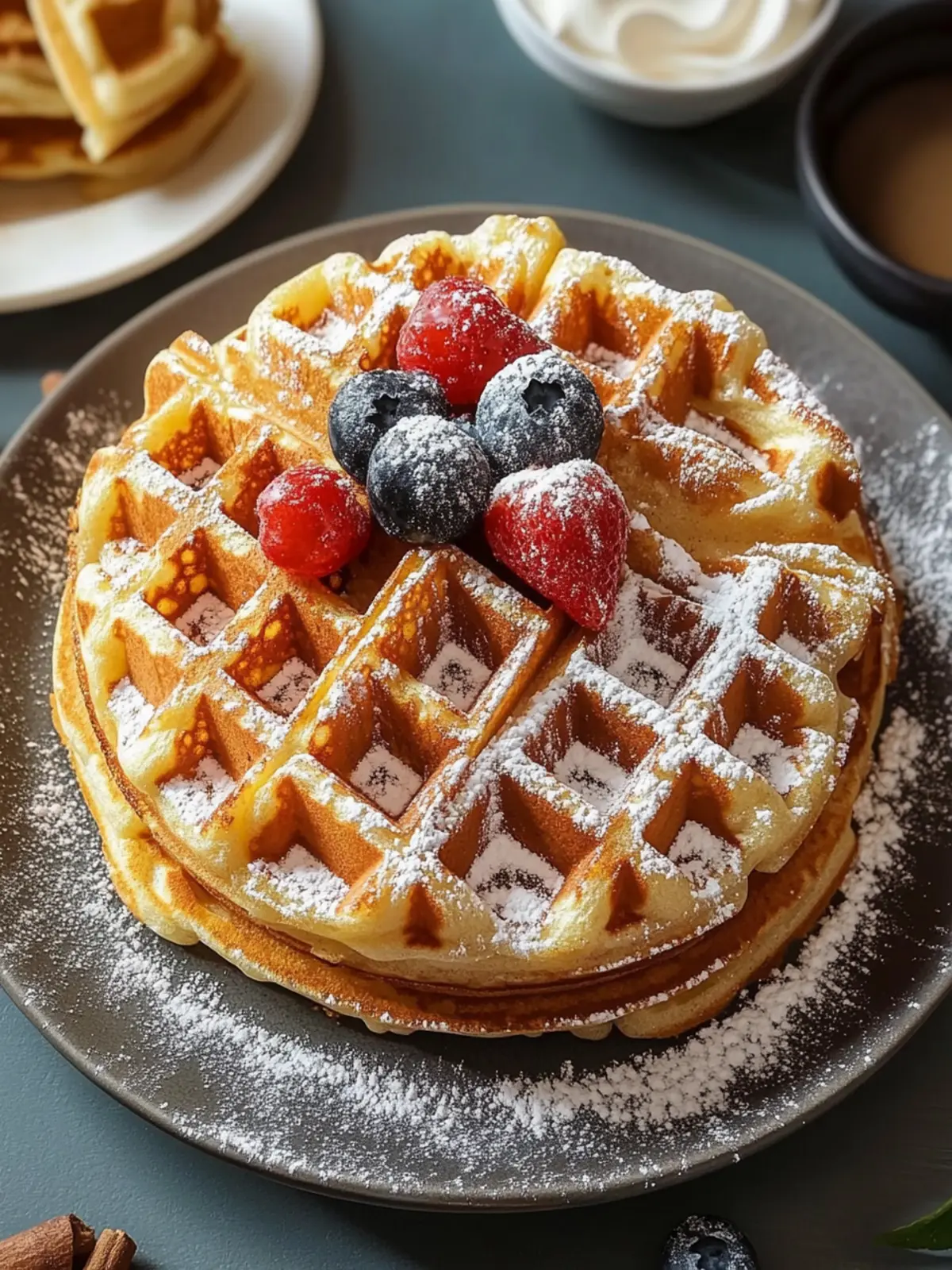 Cinnamon Brown Sugar Waffles