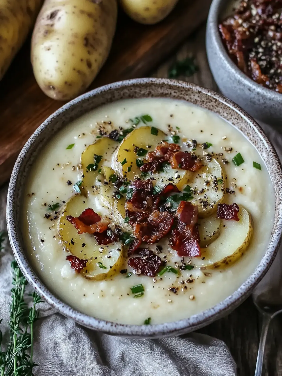 Creamy Irish Potato Soup Recipe with Leeks and Bacon Made Easy 4 Creamy Irish Potato Soup Recipe with Leeks and Bacon Easy and Perfect