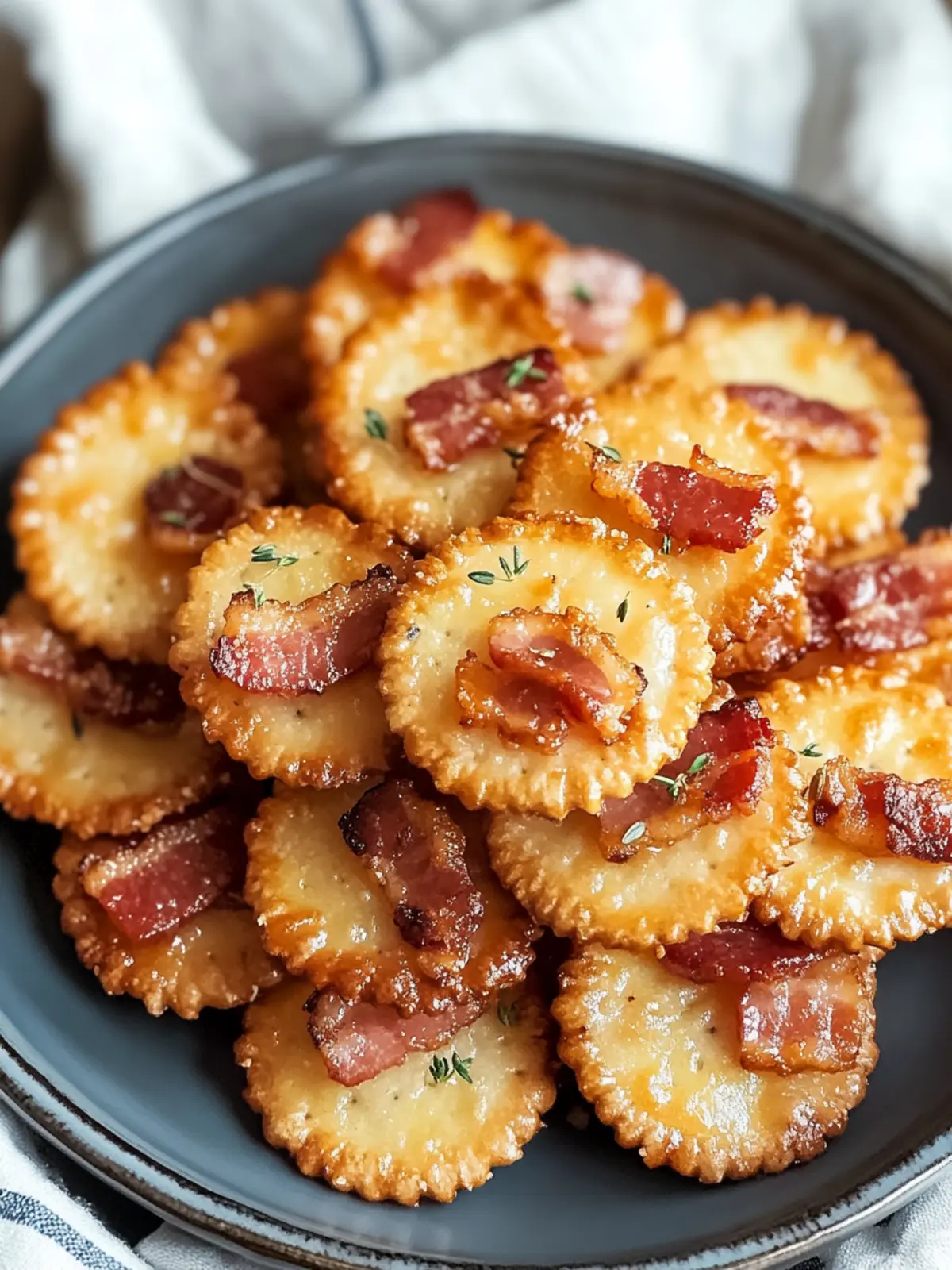 Bacon Ritz Crackers Appetizer: Air Fryer Magic Awaits 5 Bacon Ritz Crackers Appetizer in the Air Fryer
