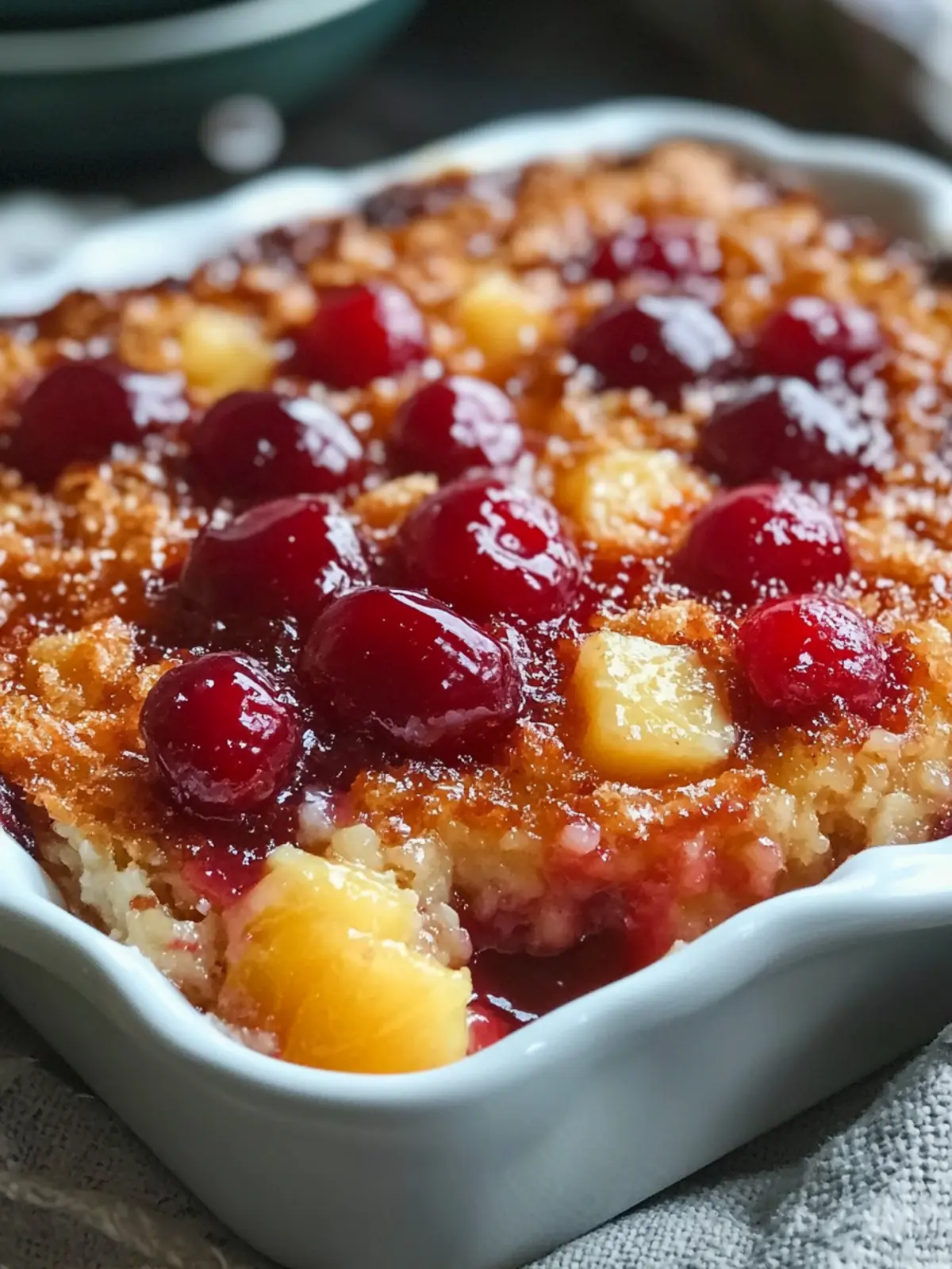 Easy Cherry Pineapple Dump Cake Recipe with Crispy Topping Delight 3 Easy Cherry Pineapple Dump Cake Recipe with Perfect Crispy Topping