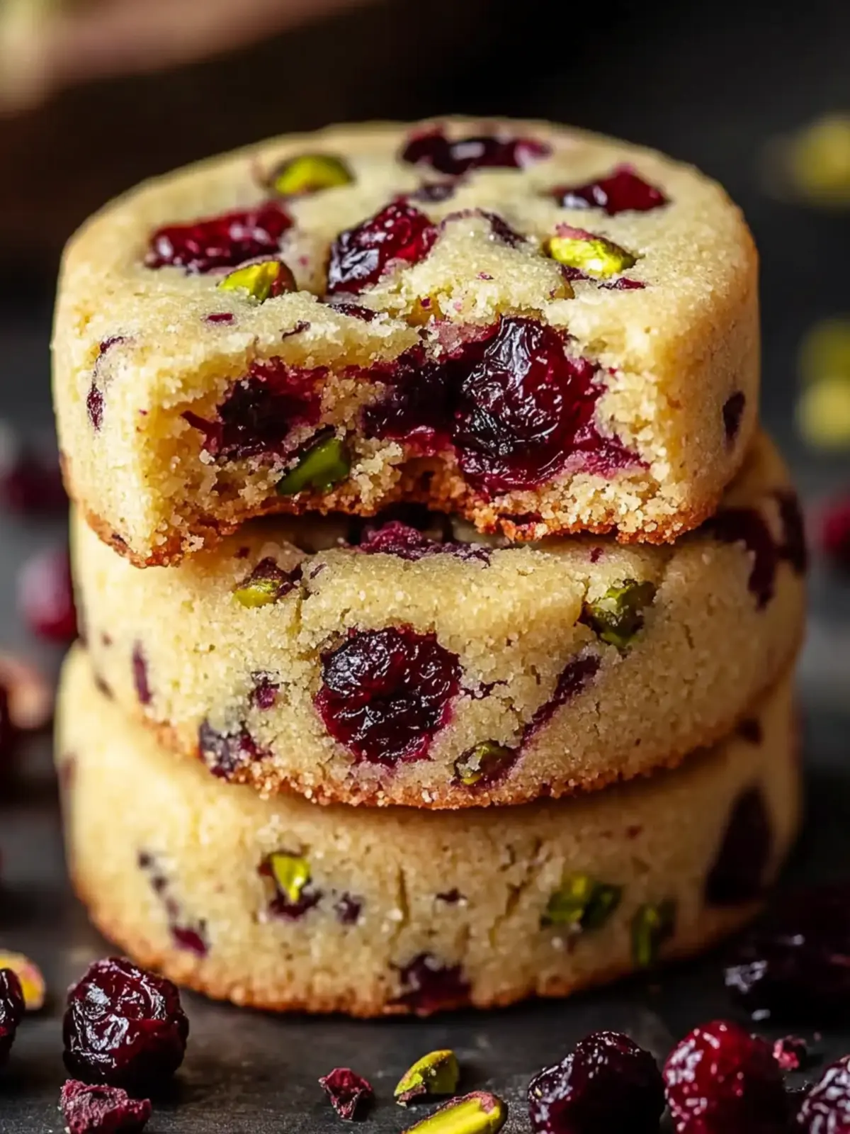 Cranberry Pistachio Shortbread Cookies for Quick Sweet Bliss 5 Cranberry Pistachio Shortbread Cookies